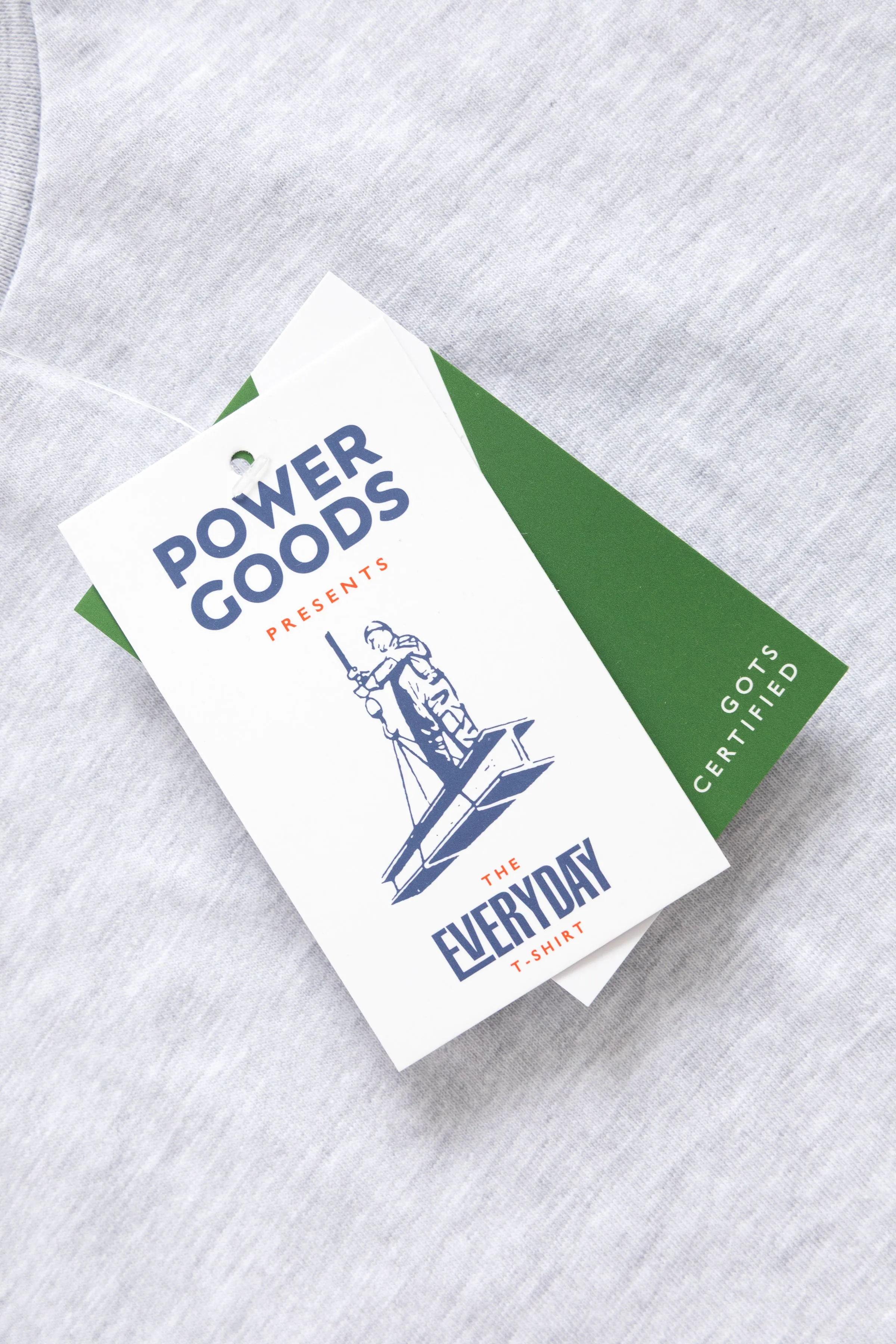 Power Goods - Everyday Tee - Ash sold by Power Goods product image thumbnail 2