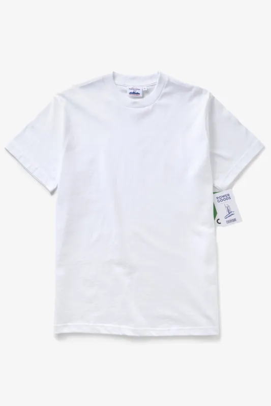 Power Goods - Everyday Tee - White sold by Power Goods
