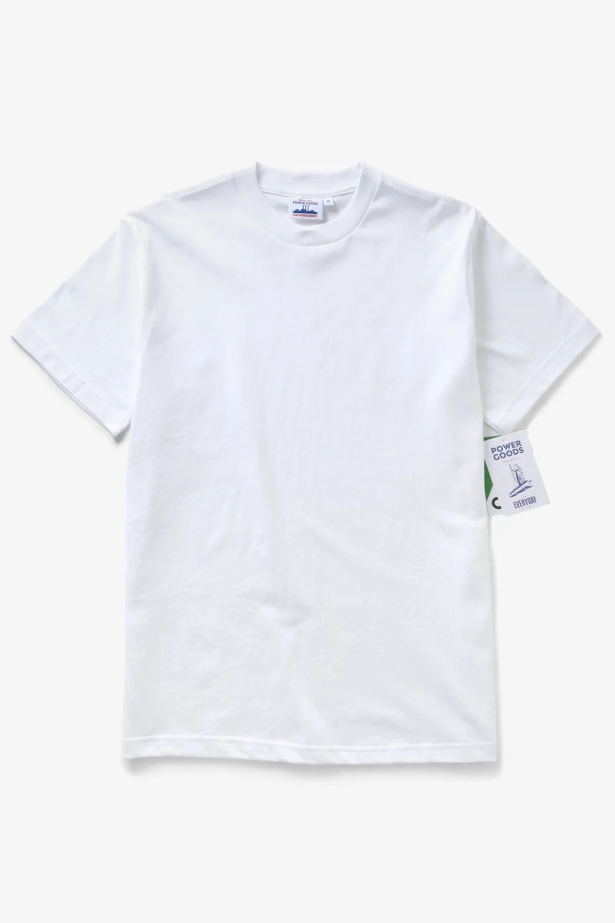 Power Goods - Everyday Tee - White sold by Blacksmith Store