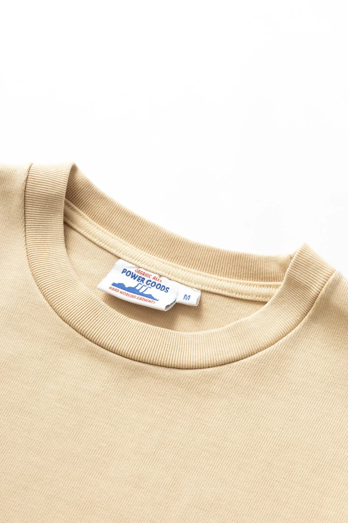Power Goods - Super Weight T-Shirt - Khaki sold by Power Goods product image thumbnail 4