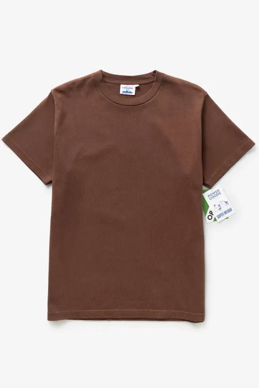 Power Goods - Super Weight T-Shirt - Brown sold by Power Goods