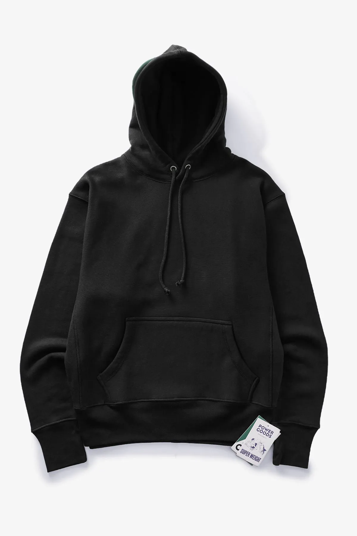 Power Goods - Super Weight Hoodie - Black sold by Blacksmith Store