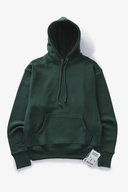 Power Goods - Super Weight Hoodie - Forest Green sold by Power Goods