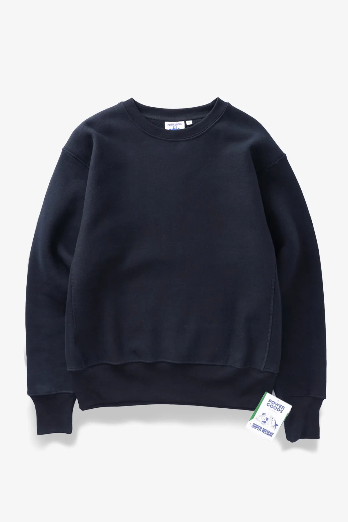 Power Goods - Super Weight Crewneck - Dark Navy sold by Power Goods