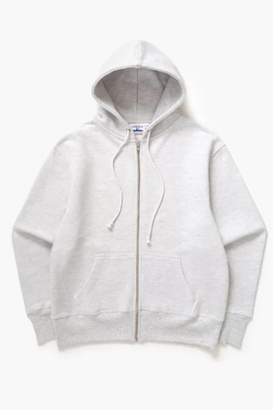 Power Goods - Loopback Zip Hoodie - Ash sold by Power Goods