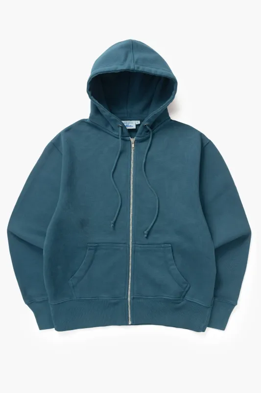 Power Goods - Loopback Zip Hoodie - Harbour sold by Power Goods