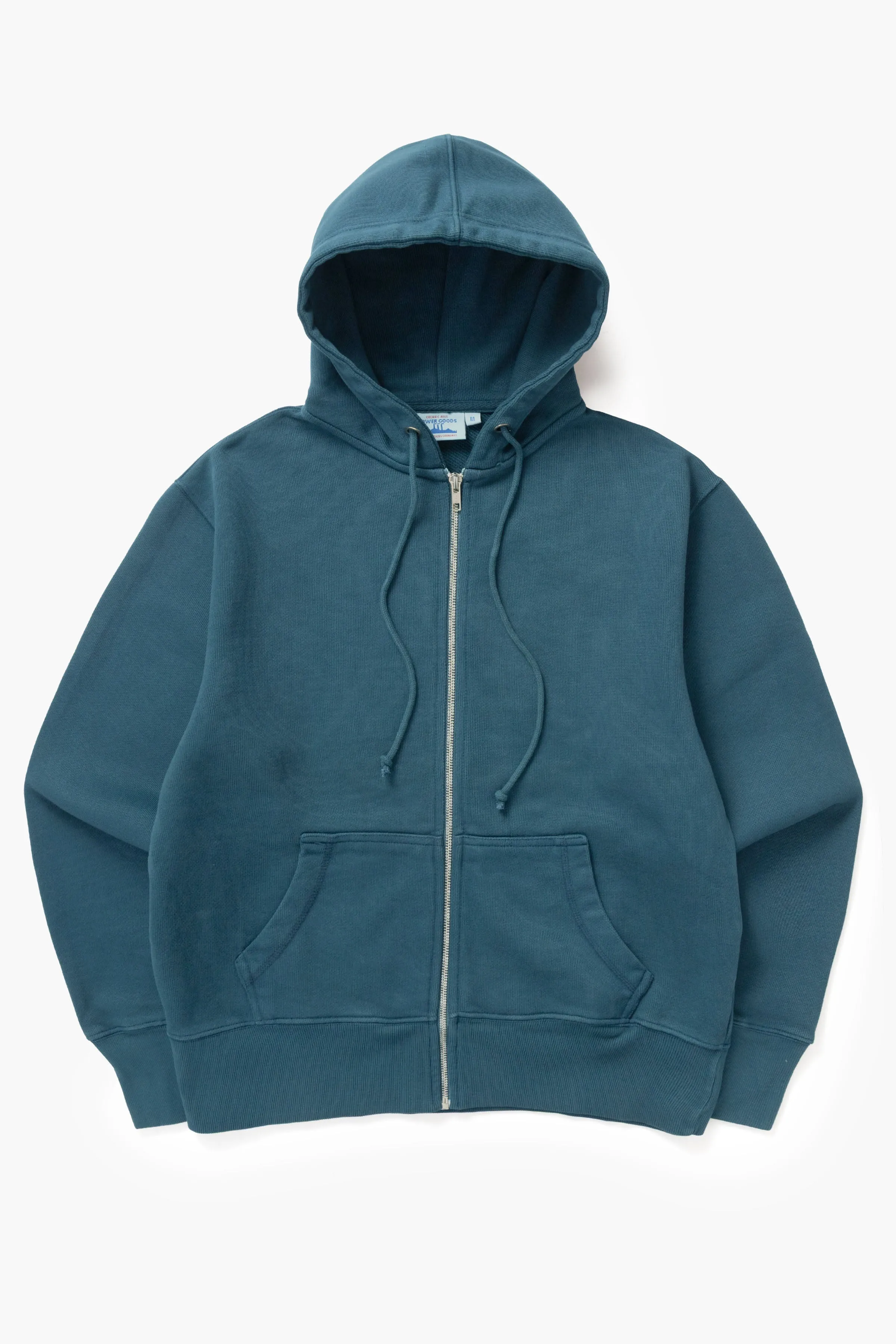Power Goods - Loopback Zip Hoodie - Harbour sold by Power Goods