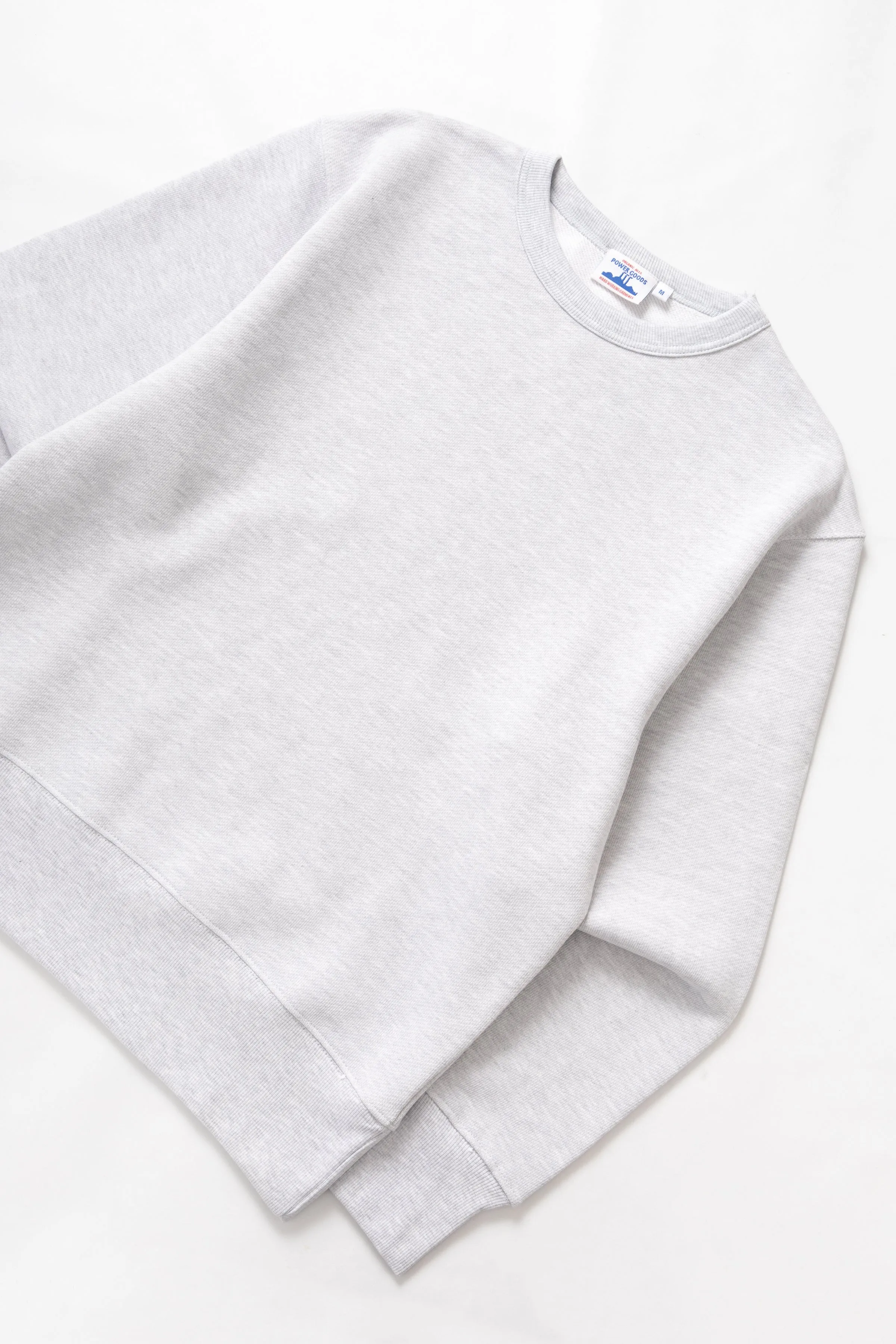Power Goods - Loopback Crewneck - Ash sold by Blacksmith Store product image thumbnail 3