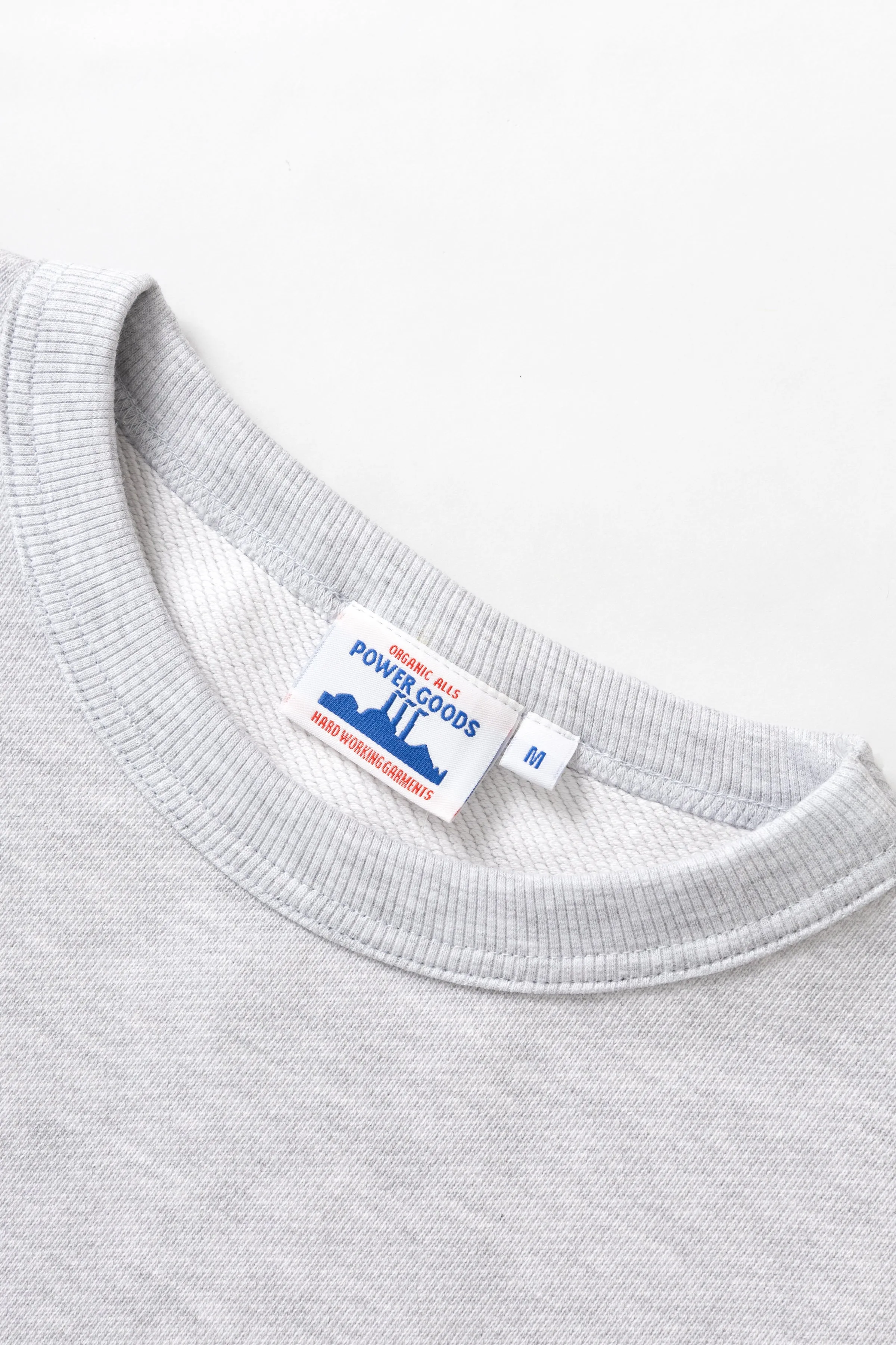 Power Goods - Loopback Crewneck - Ash sold by Blacksmith Store product image thumbnail 5
