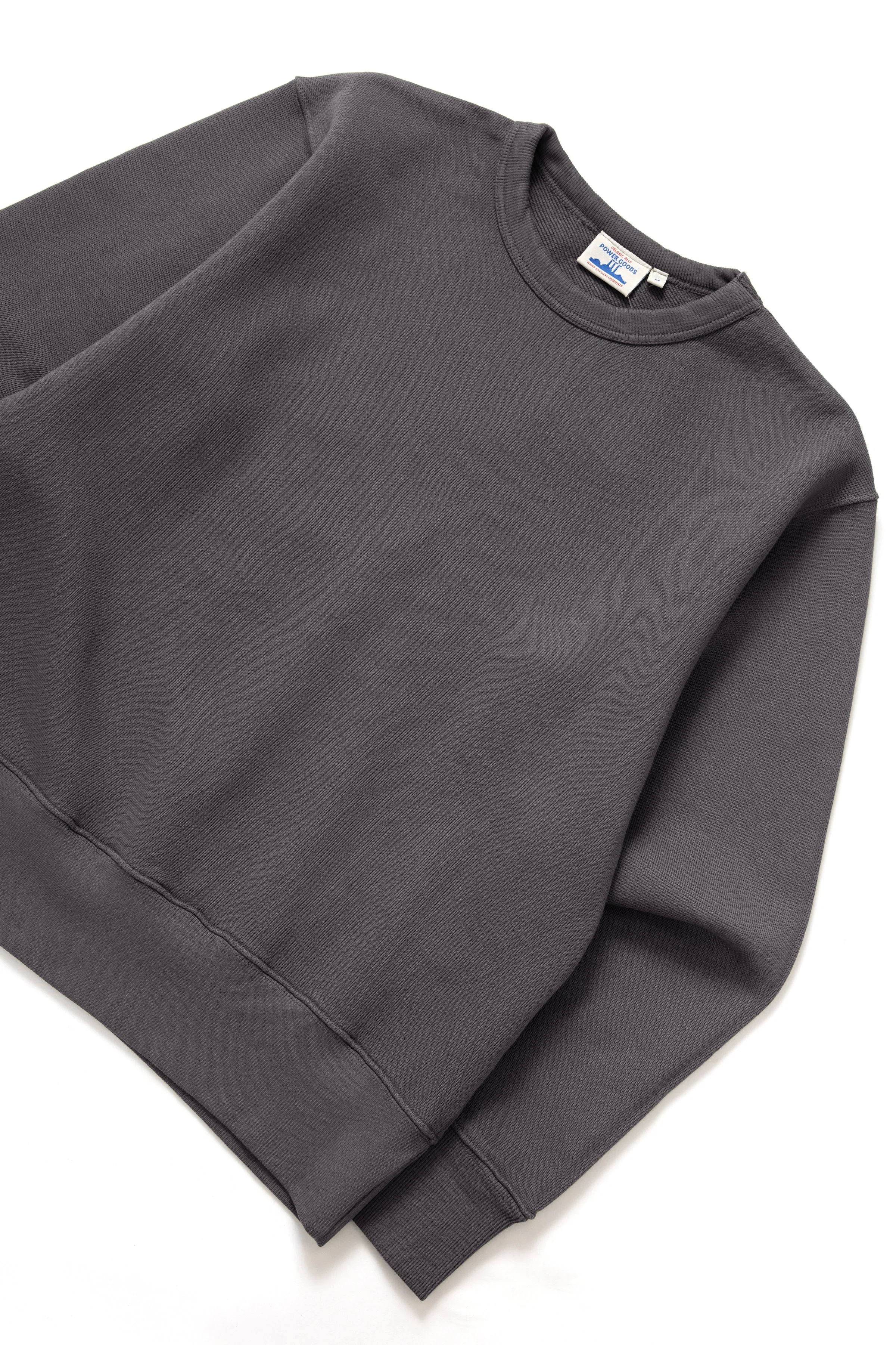 Power Goods - Loopback Crewneck - Washed Black sold by Blacksmith Store product image thumbnail 4