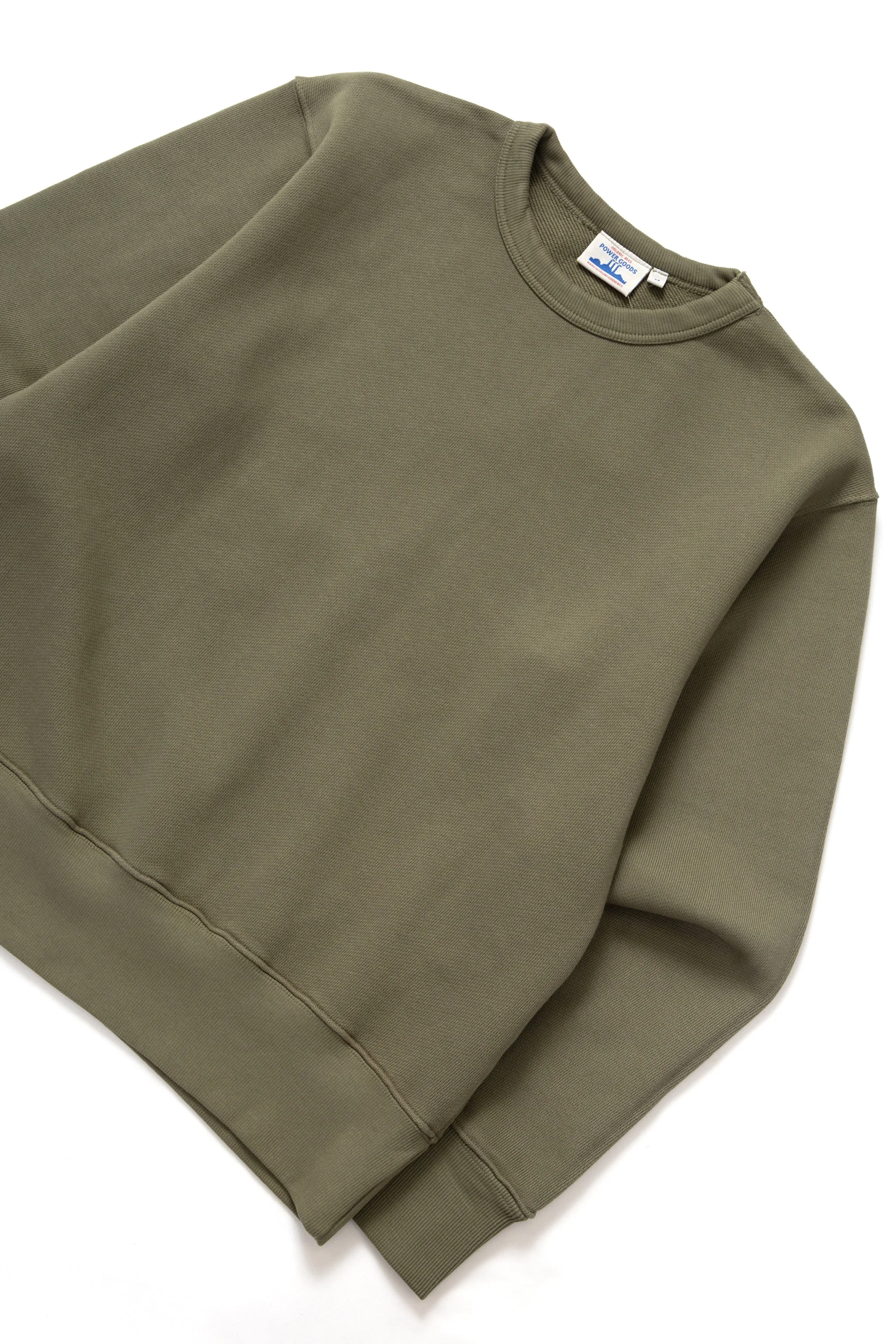 Power Goods - Loopback Crewneck - Olive sold by Blacksmith Store product image thumbnail 5