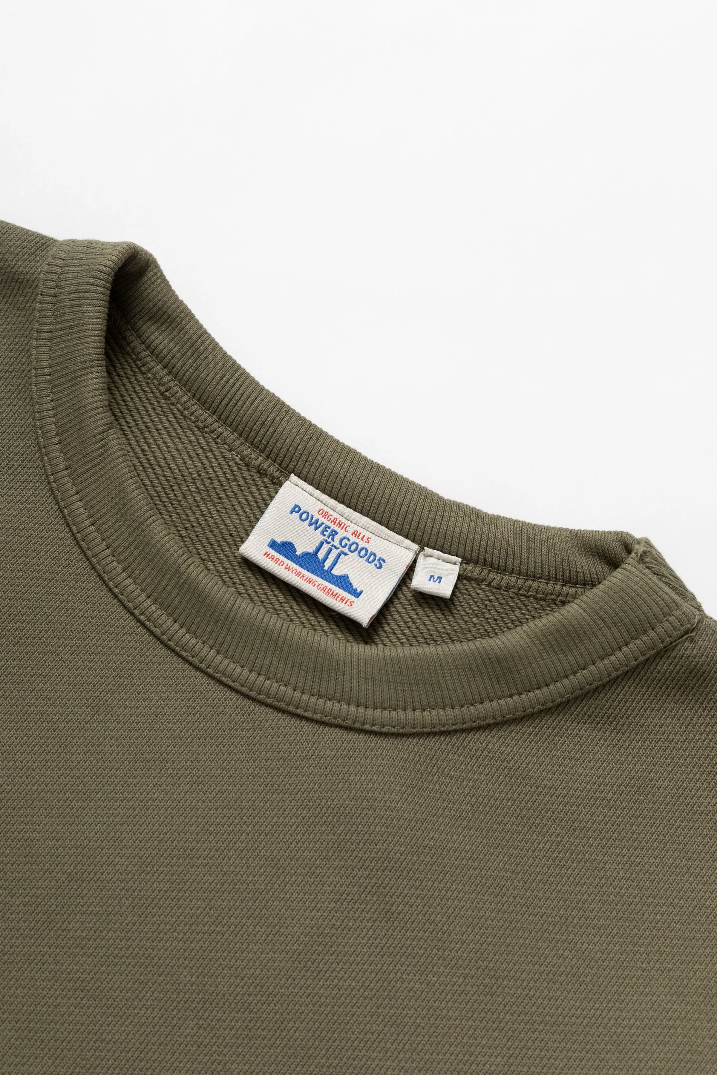Power Goods - Loopback Crewneck - Olive sold by Blacksmith Store product image thumbnail 3