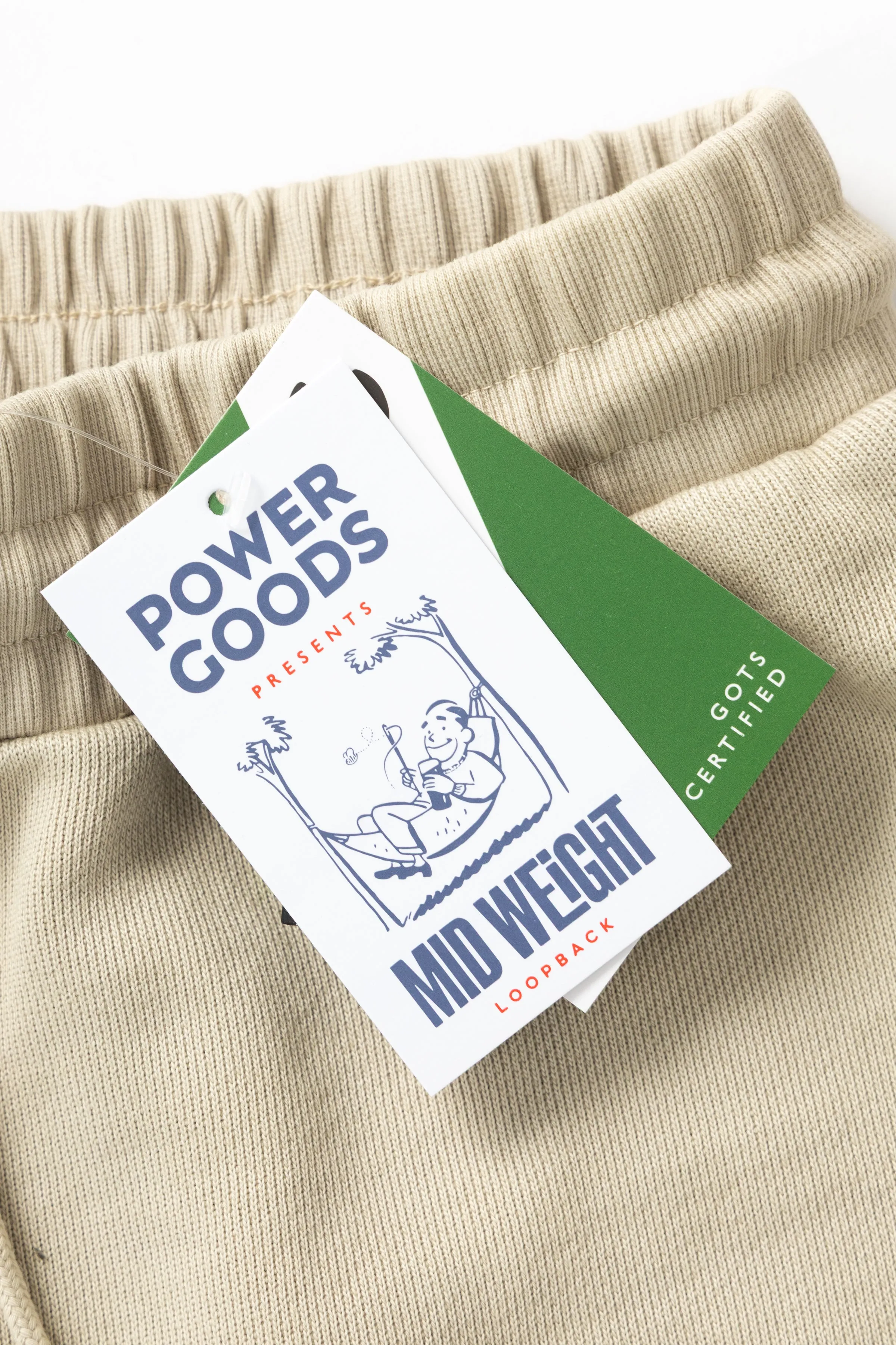 Power Goods - Loopback Sweatpants - Bone sold by Blacksmith Store product image thumbnail 2
