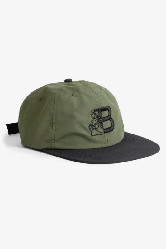 Blacksmith - Nylon Grafter Cap - Olive/Black sold by Power Goods
