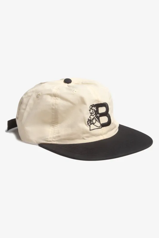 Blacksmith - Nylon Grafter Cap - Natural/Black sold by Power Goods