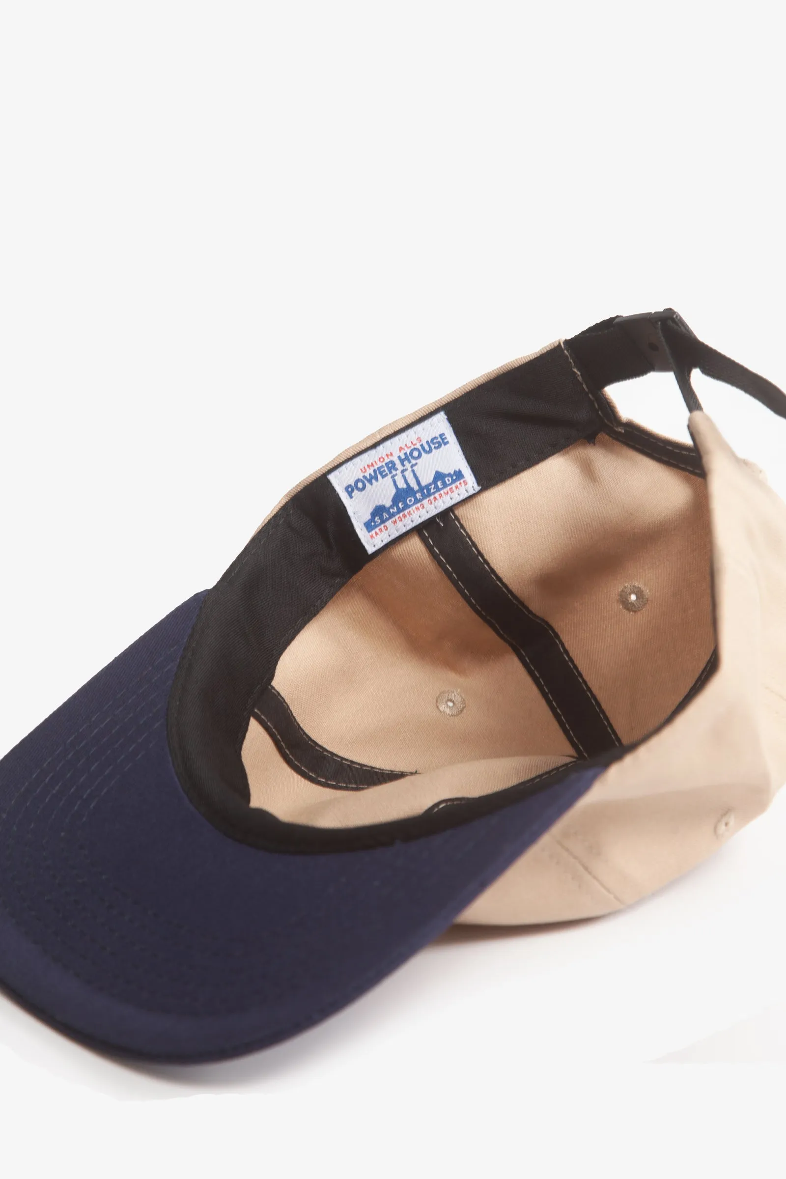Power Goods - Perfect 6 Panel Cap - Tan/Navy sold by Power Goods product image thumbnail 3