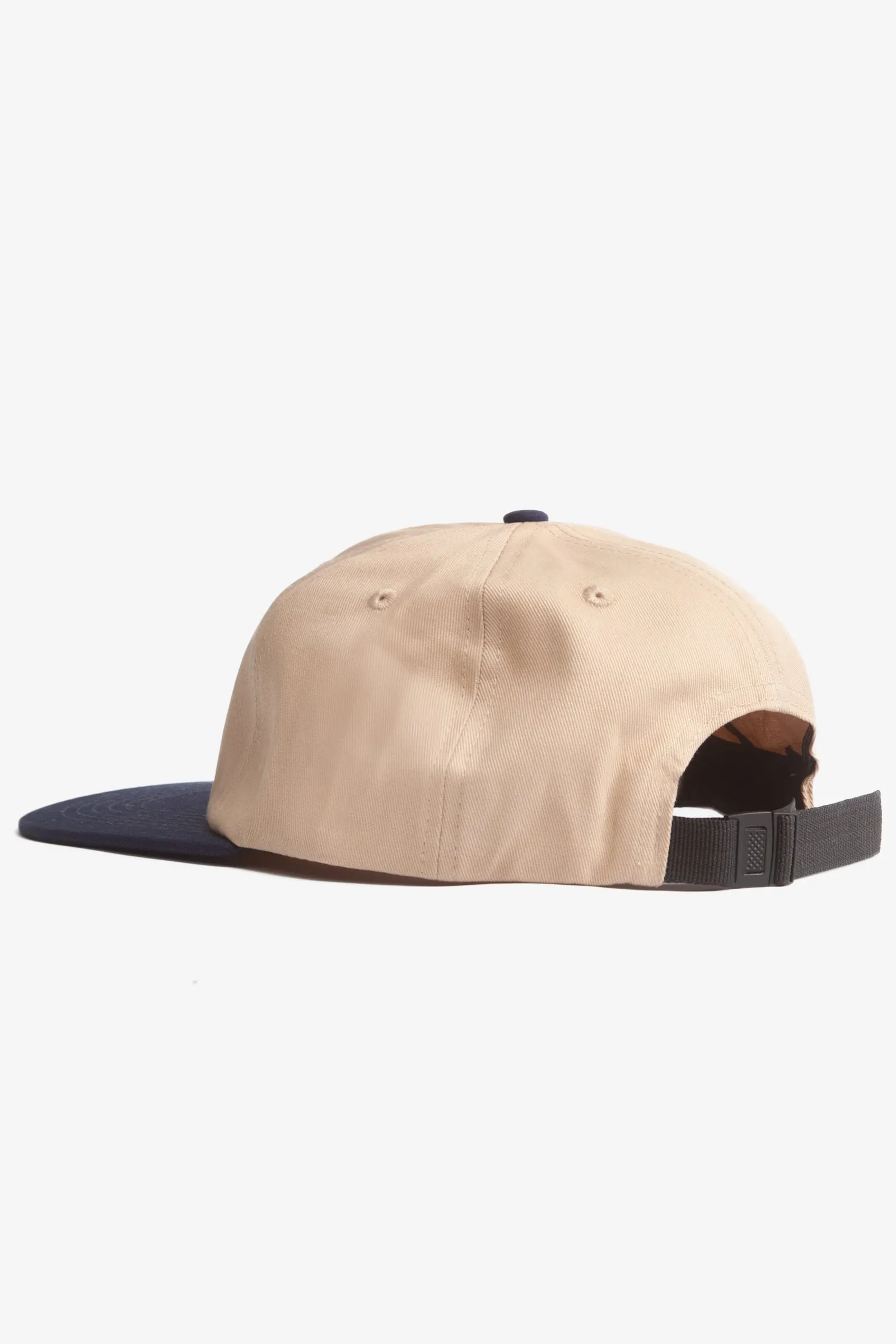 Power Goods - Perfect 6 Panel Cap - Tan/Navy sold by Power Goods product image thumbnail 2
