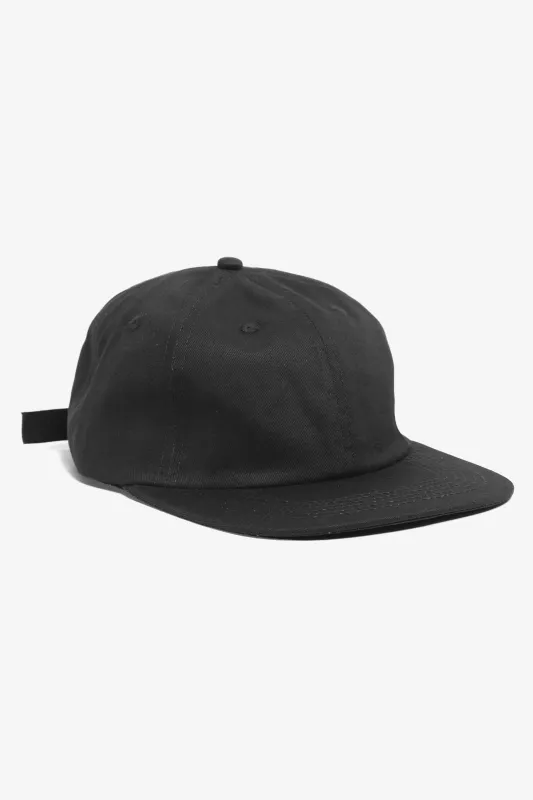 Power Goods - Perfect 6 Panel Cap - Black sold by Power Goods