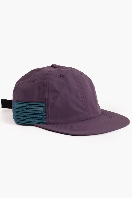 Power Goods - Perfect Nylon 6 Panel Mesh Cap - Purple sold by Power Goods