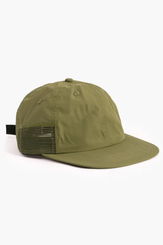 Power Goods - Perfect Nylon 6 Panel Mesh Cap - Olive sold by Power Goods