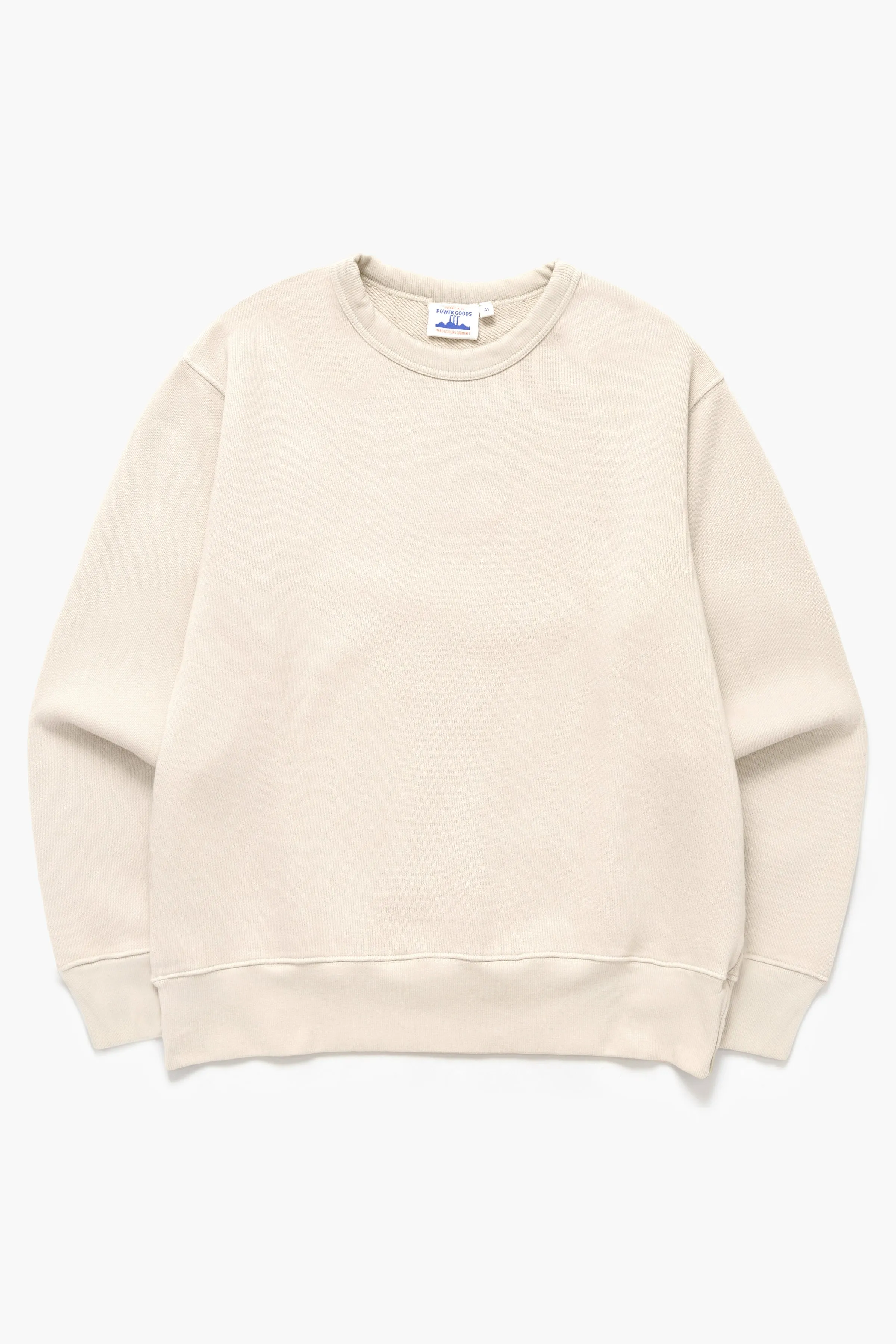 Power Goods - Loopback Crewneck - Putty sold by Blacksmith Store