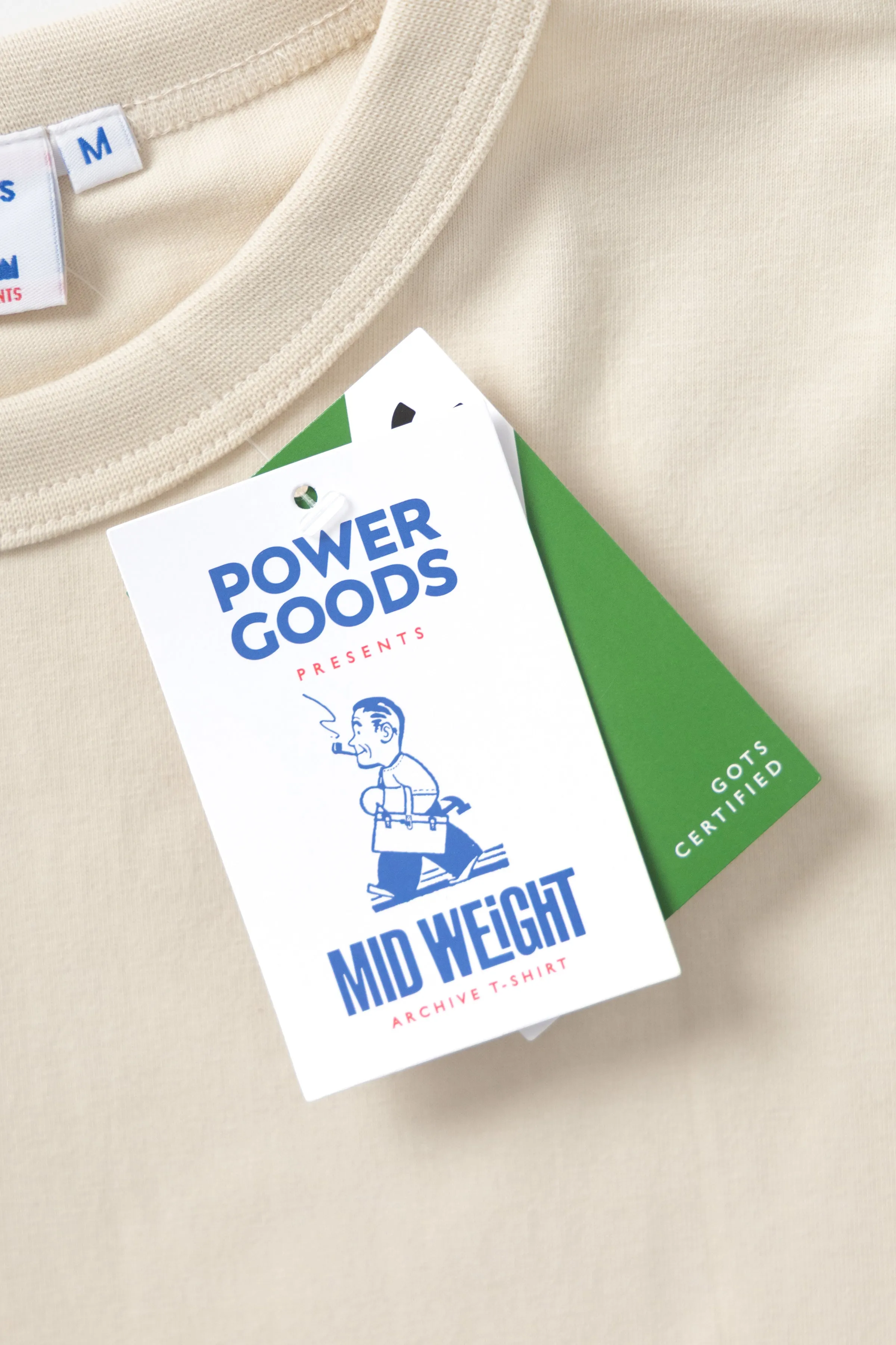 Power Goods - Archive T-Shirt - Putty sold by Power Goods product image thumbnail 2