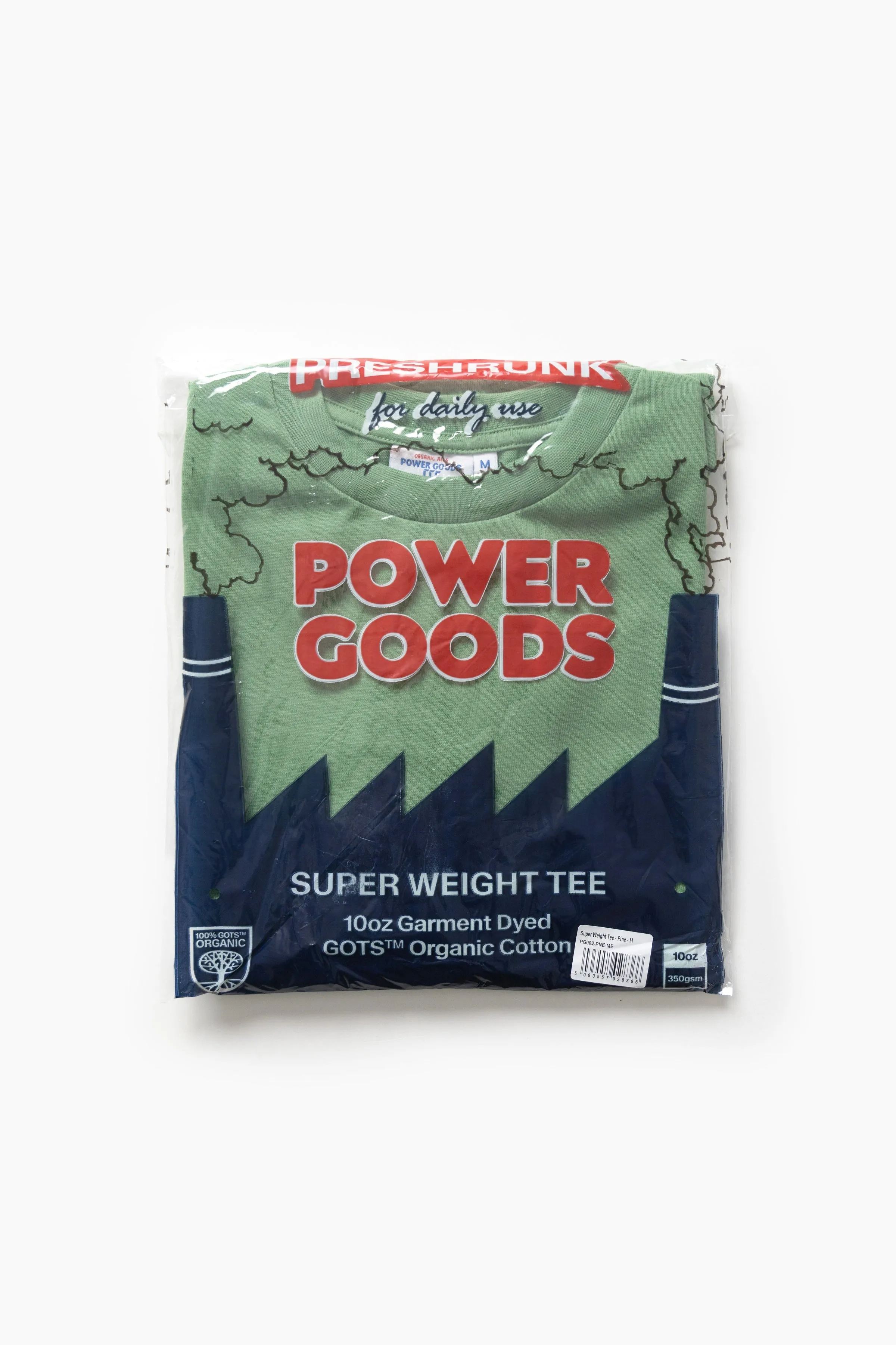 Power Goods - Super Weight T-Shirt - Pine sold by Blacksmith Store product image thumbnail 5