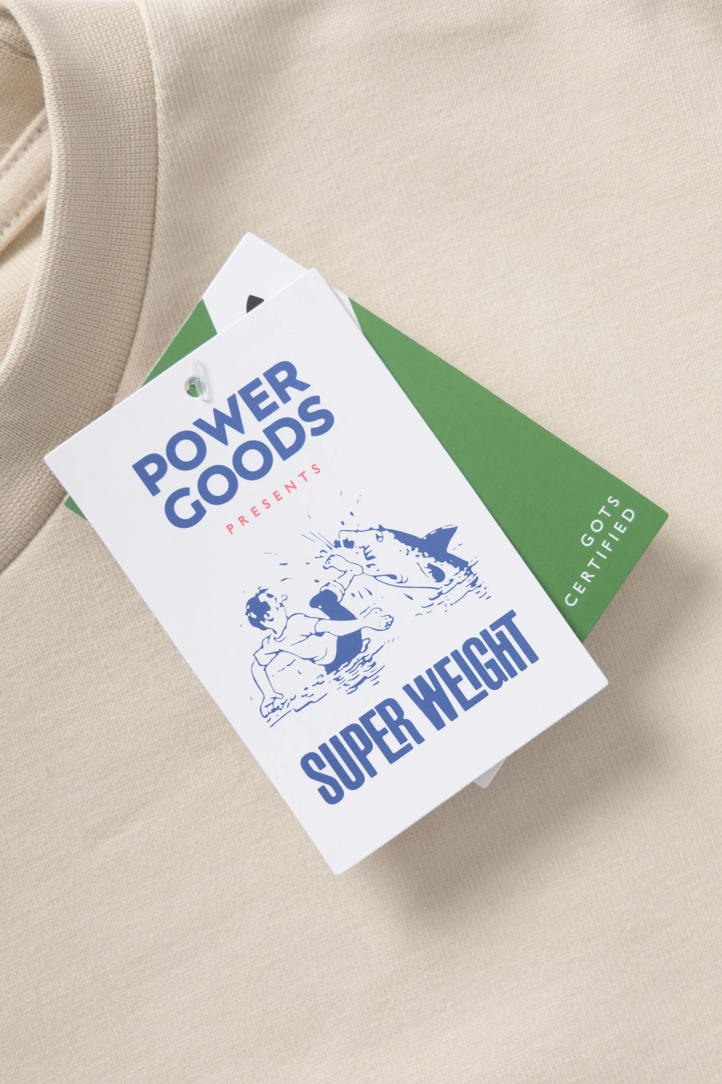 Super Weight T-Shirt - Putty sold by Power Goods product image thumbnail 2