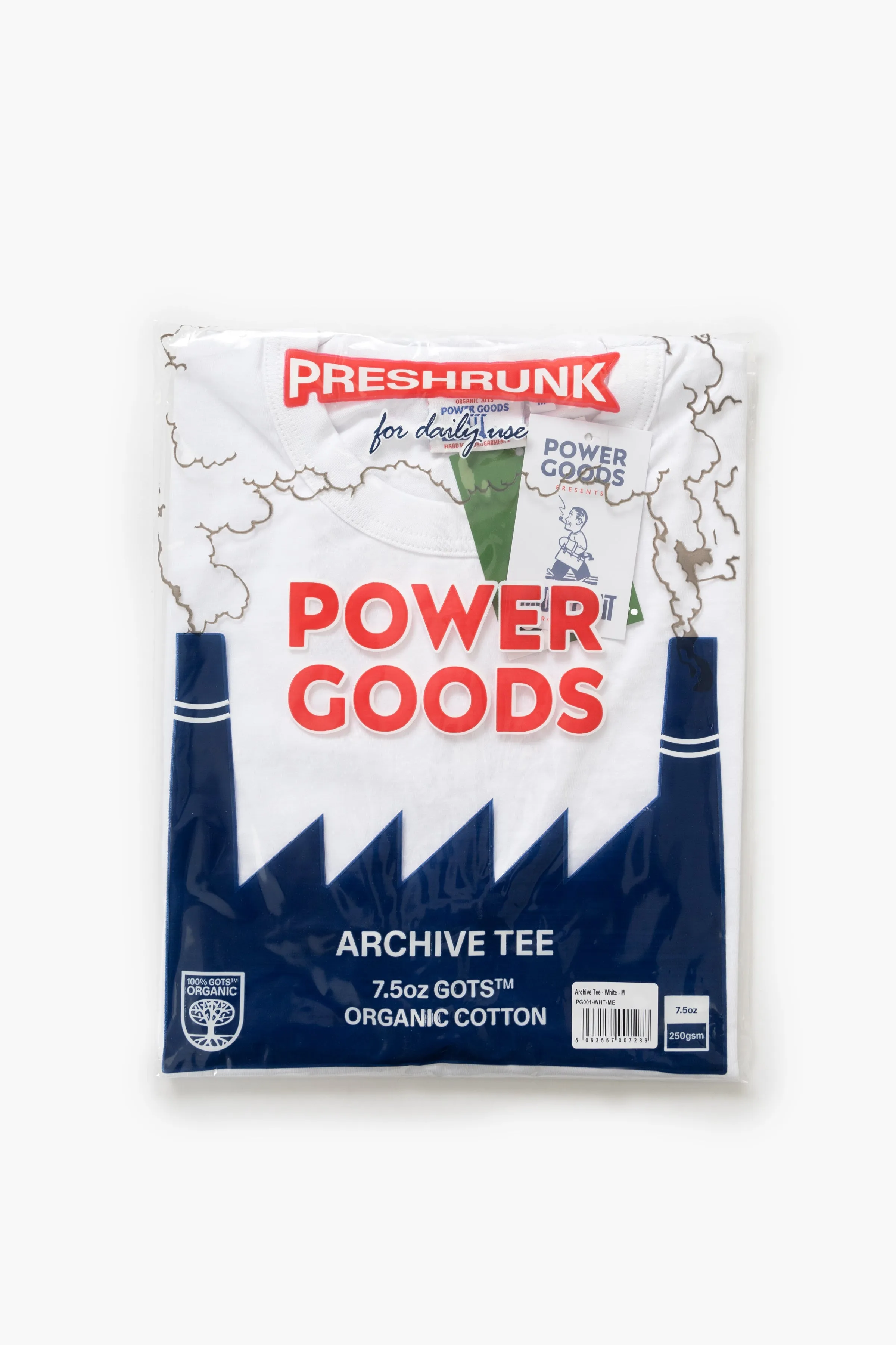 Archive T-Shirt Two Pack - White sold by Power Goods product image thumbnail 2