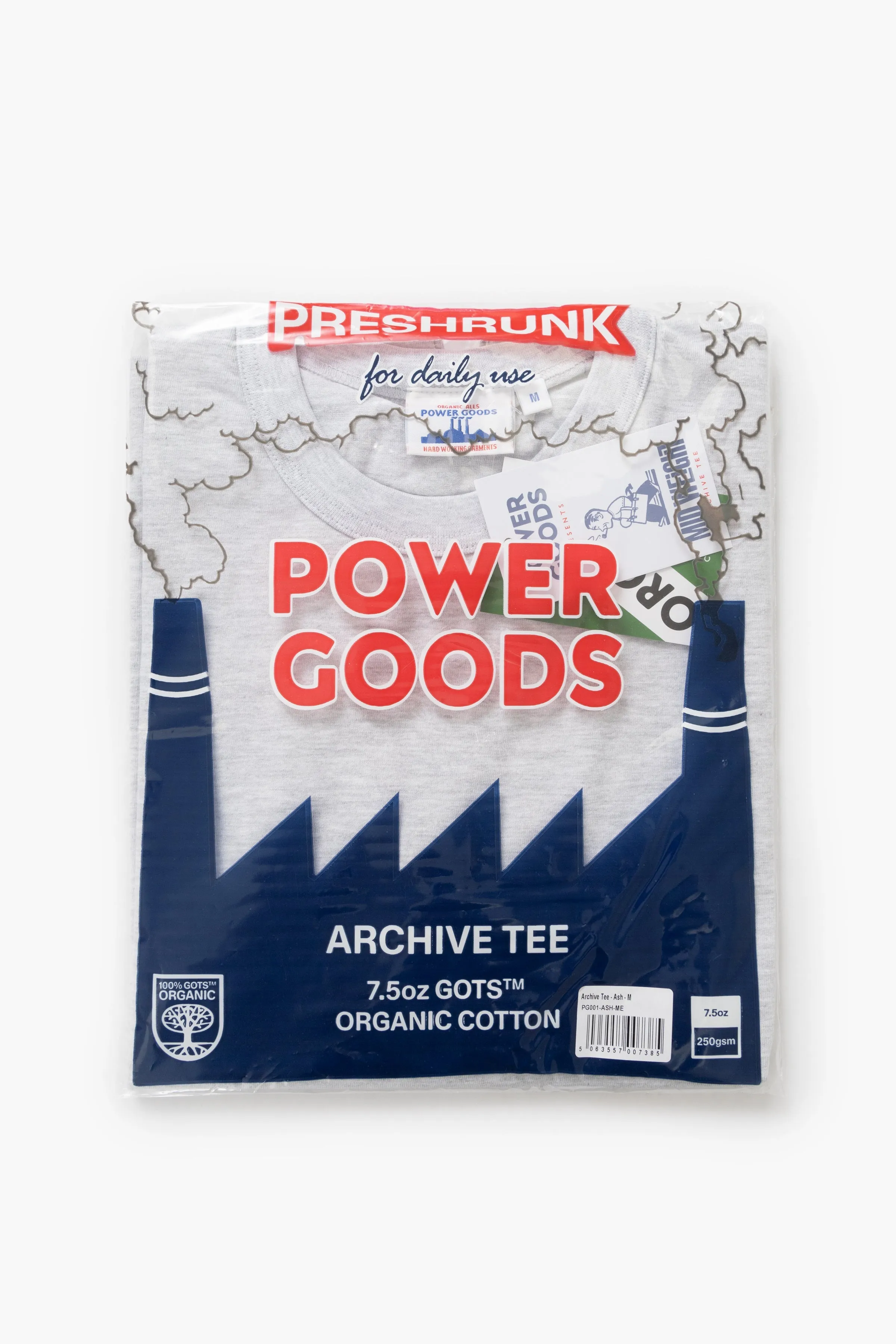 Archive T-Shirt Two Pack - Ash sold by Power Goods product image thumbnail 2