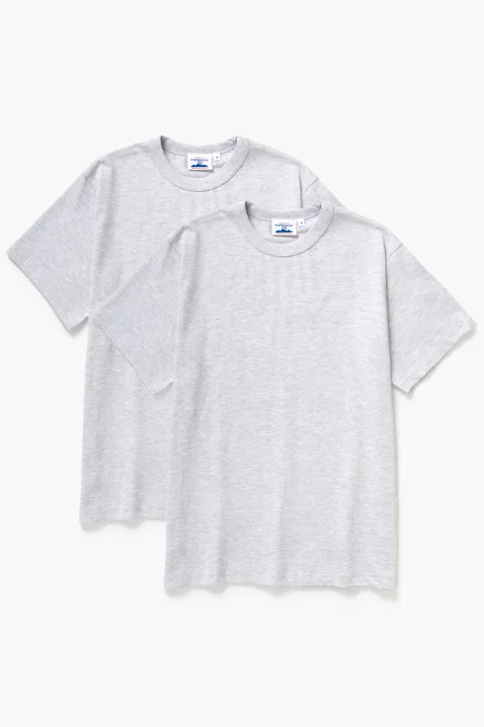 Archive T-Shirt Two Pack - Ash made by Power Goods