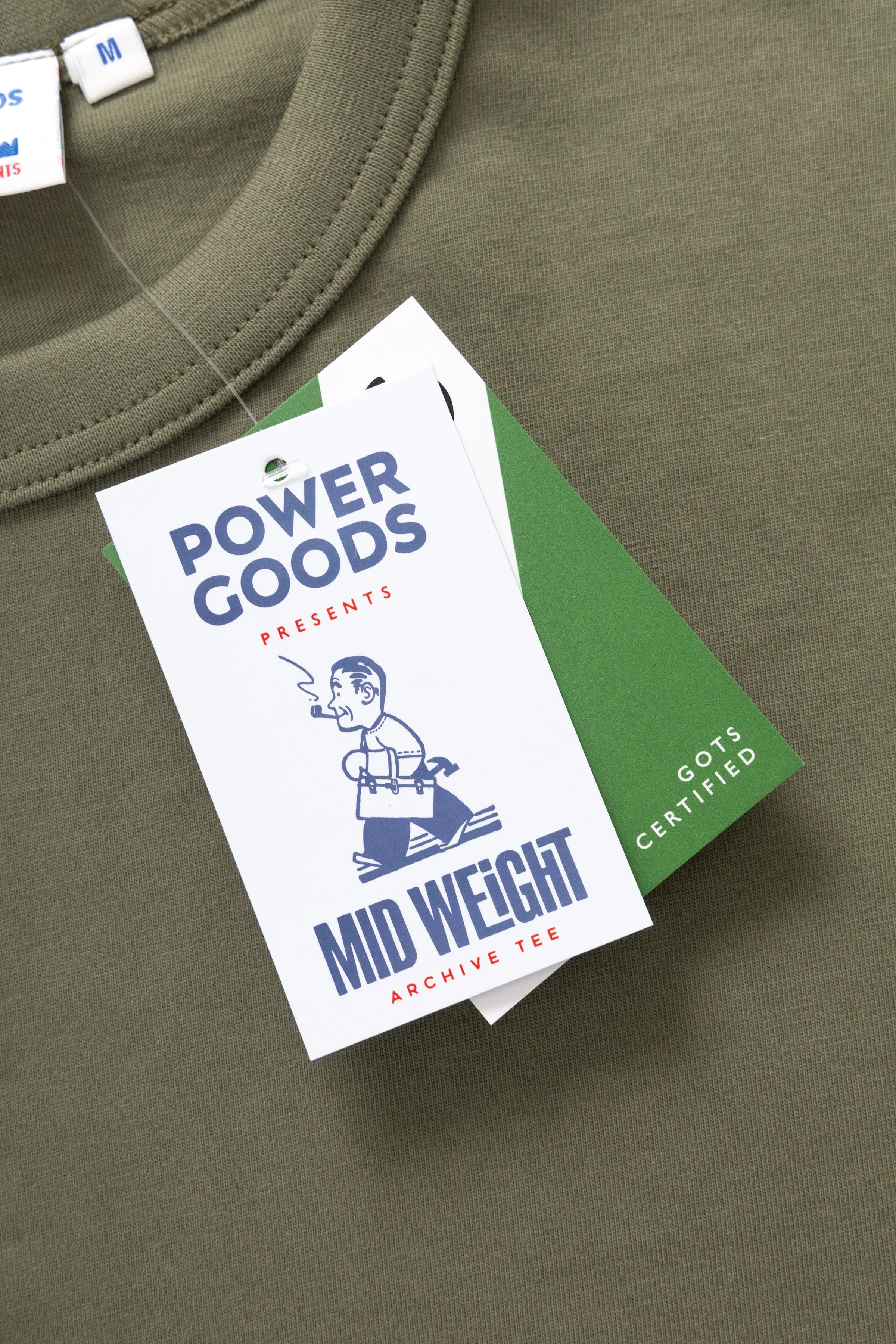 Archive T-Shirt - Olive sold by Power Goods product image thumbnail 2