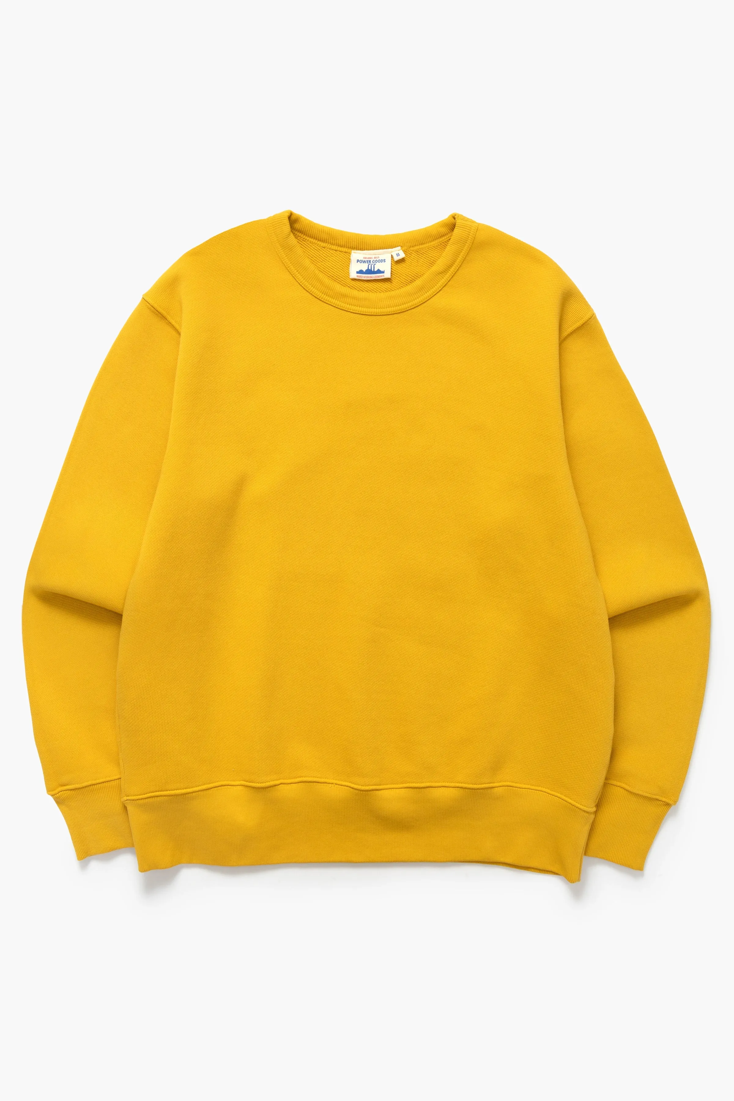 Loopback Crewneck - Sunflower sold by Power Goods