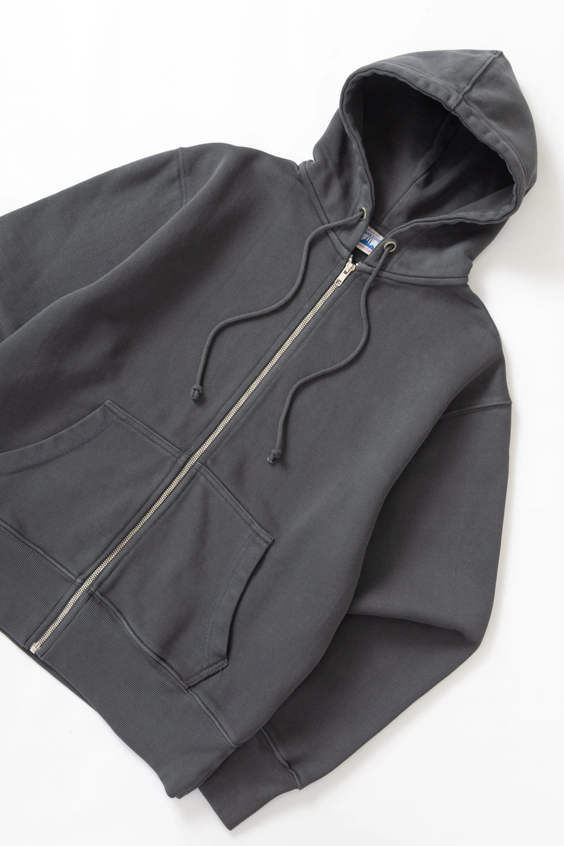 Loopback Zip Hoodie - Washed Black sold by Power Goods product image thumbnail 3