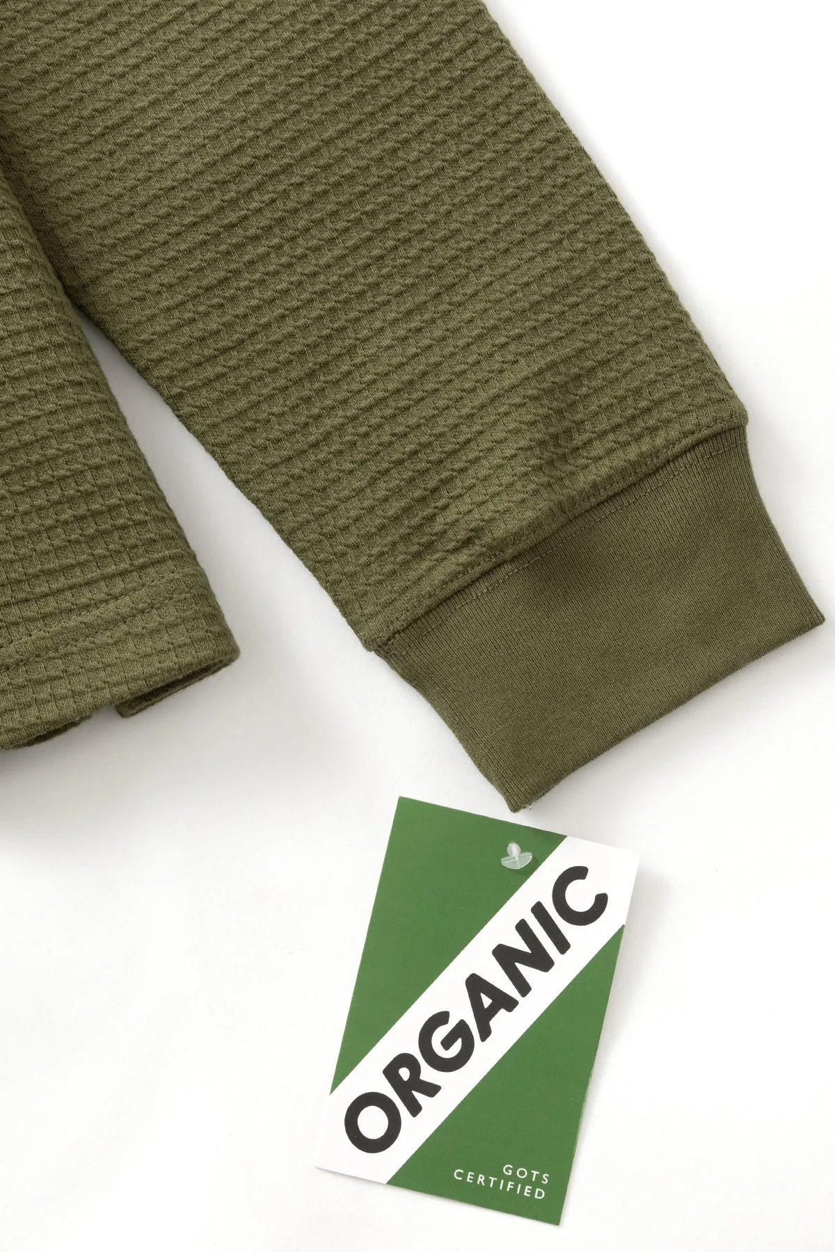 Thermal Waffle Long Sleeve Tee - Olive sold by Power Goods product image thumbnail 3