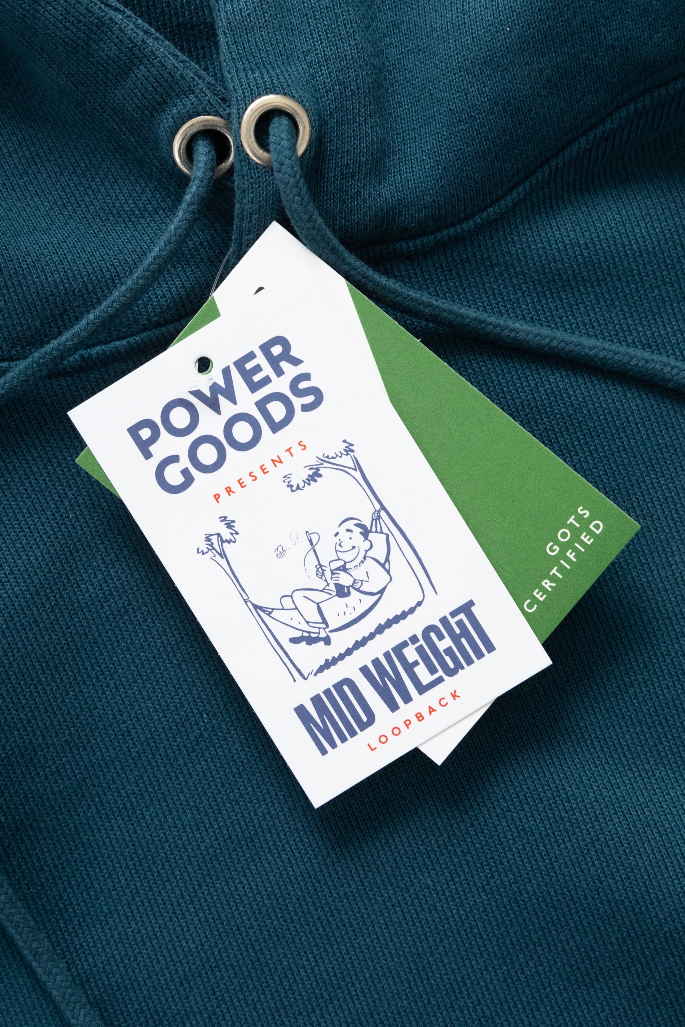 Loopback Hoodie - Harbour sold by Power Goods product image thumbnail 2