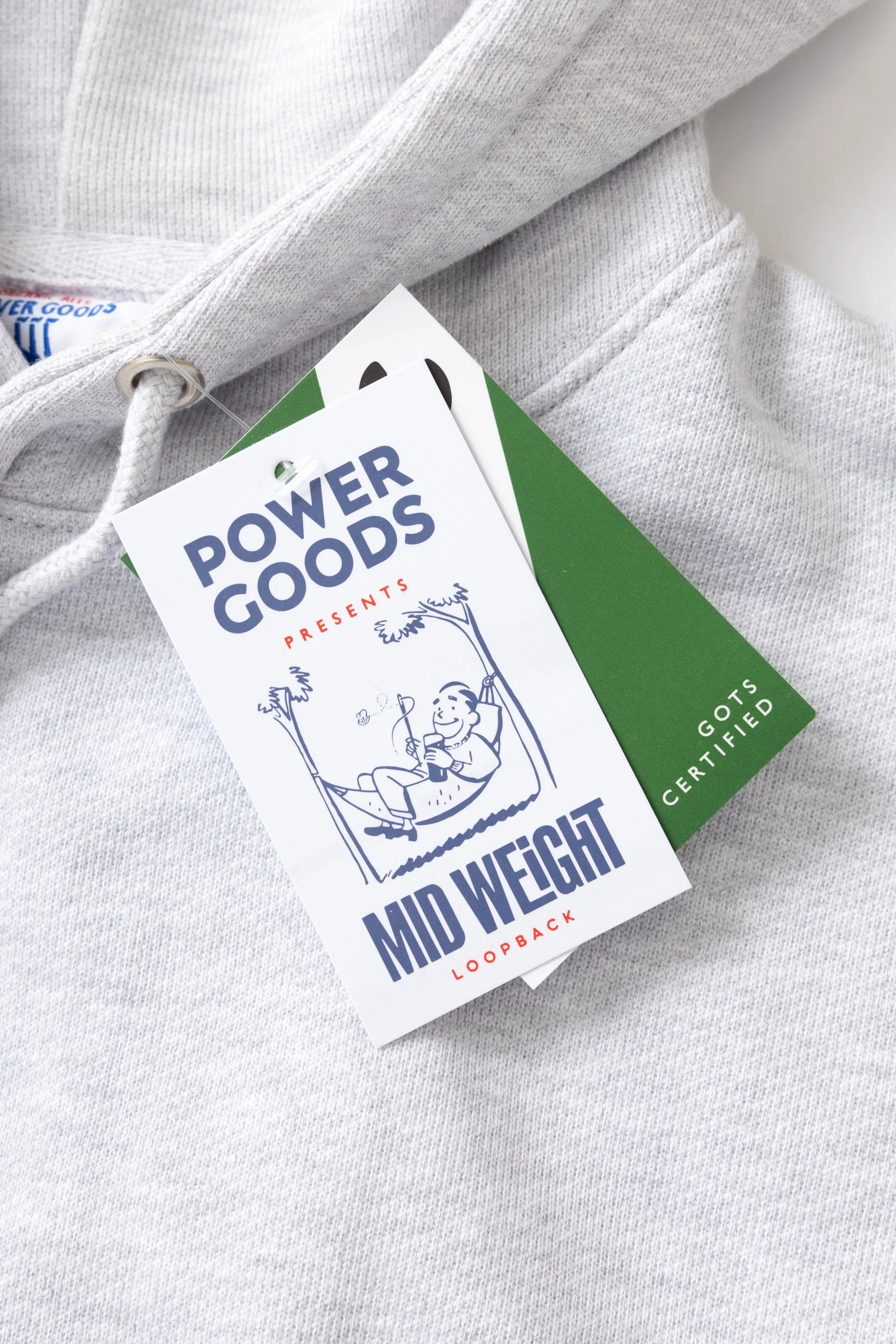 Loopback Hoodie - Ash sold by Power Goods product image thumbnail 2