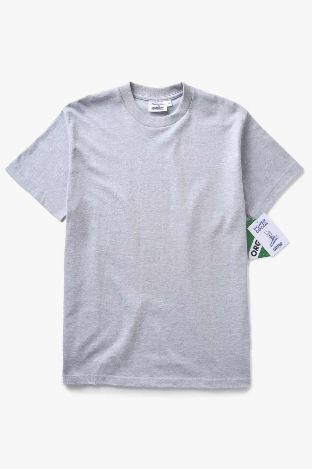 Everyday Tee - Heather Grey sold by Power Goods