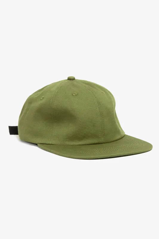 Perfect 6 Panel Cap - Olive made by Power Goods