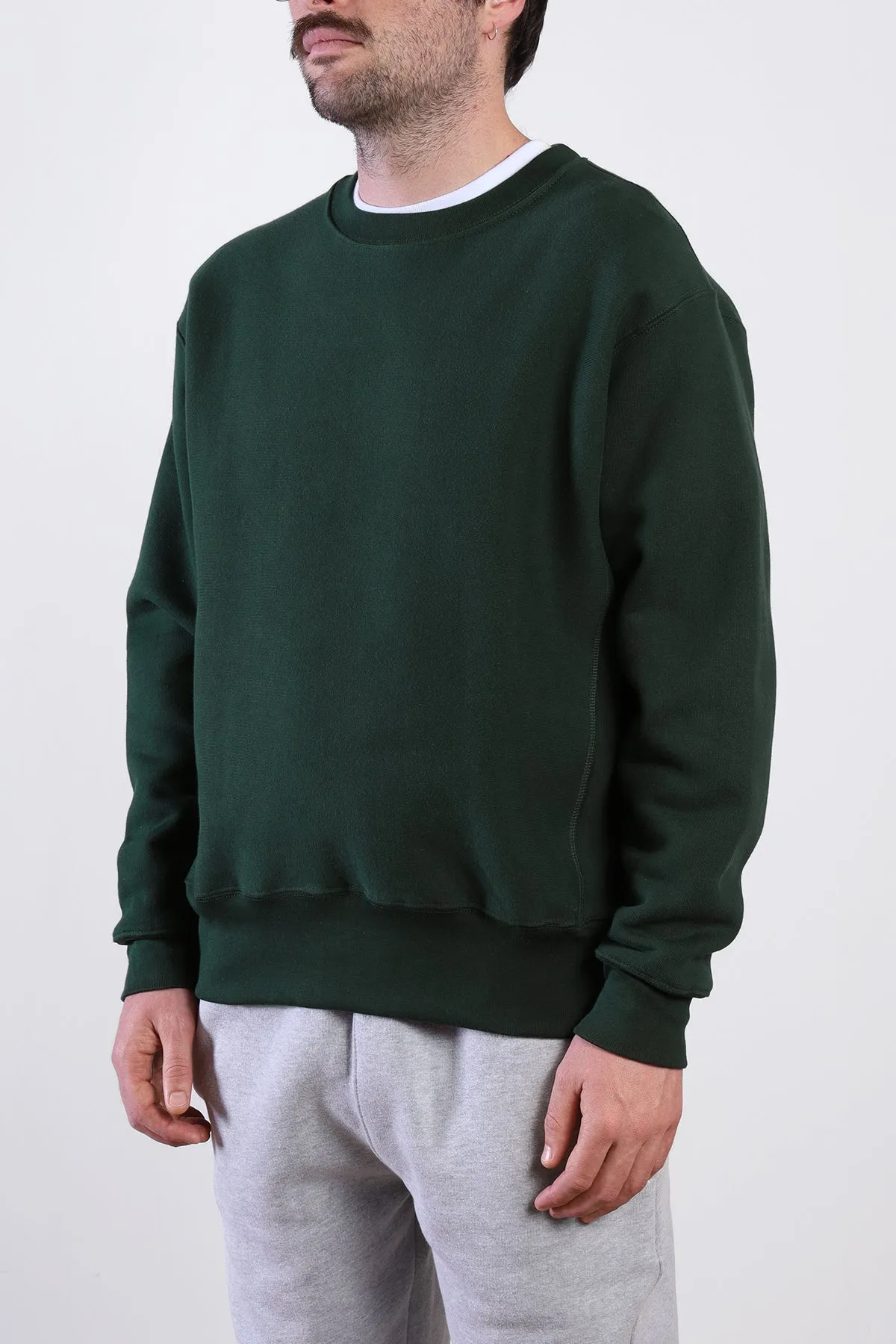 Super Weight Crewneck - Forest Green sold by Power Goods product image thumbnail 3