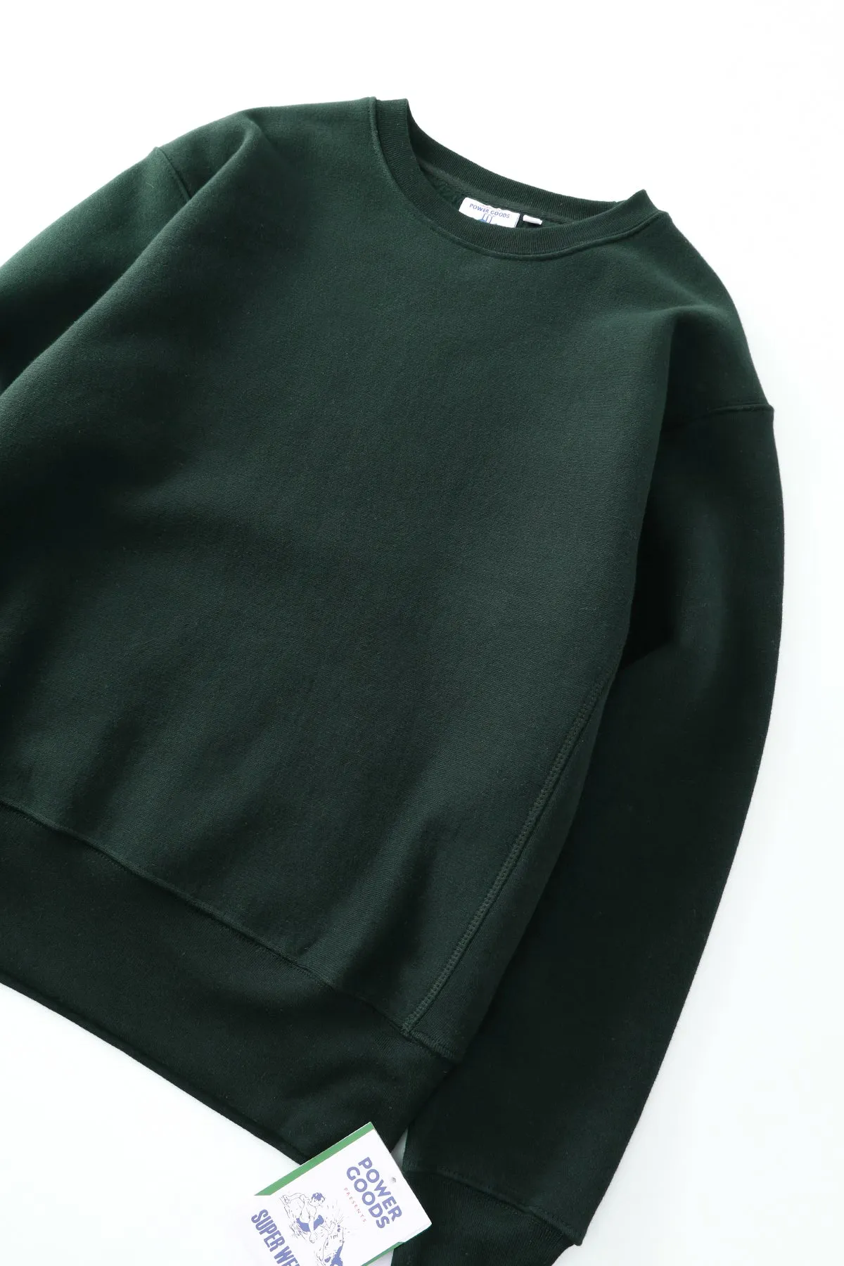 Super Weight Crewneck - Forest Green sold by Power Goods product image thumbnail 2