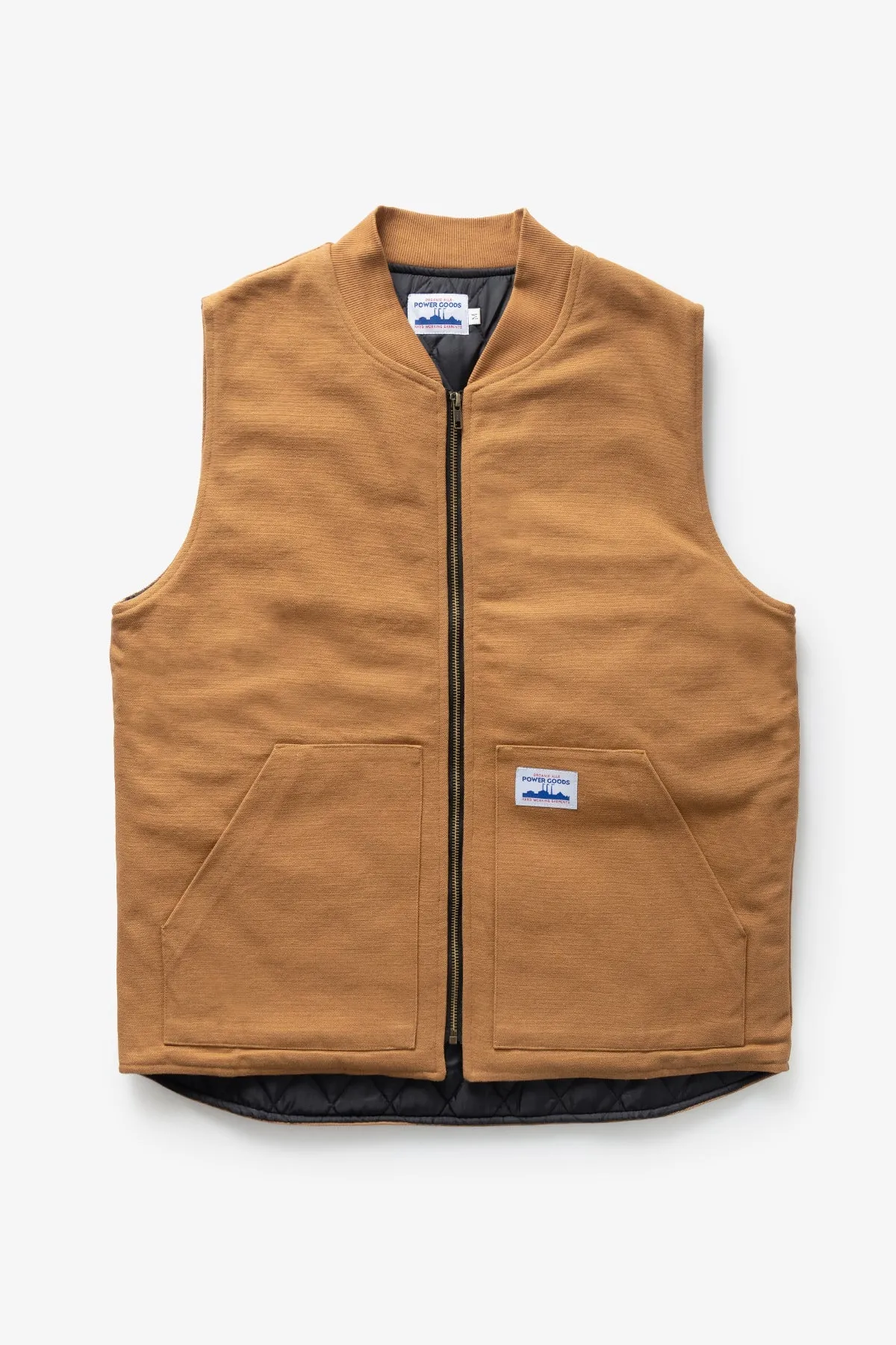 Canvas Work Vest - Brown sold by Power Goods