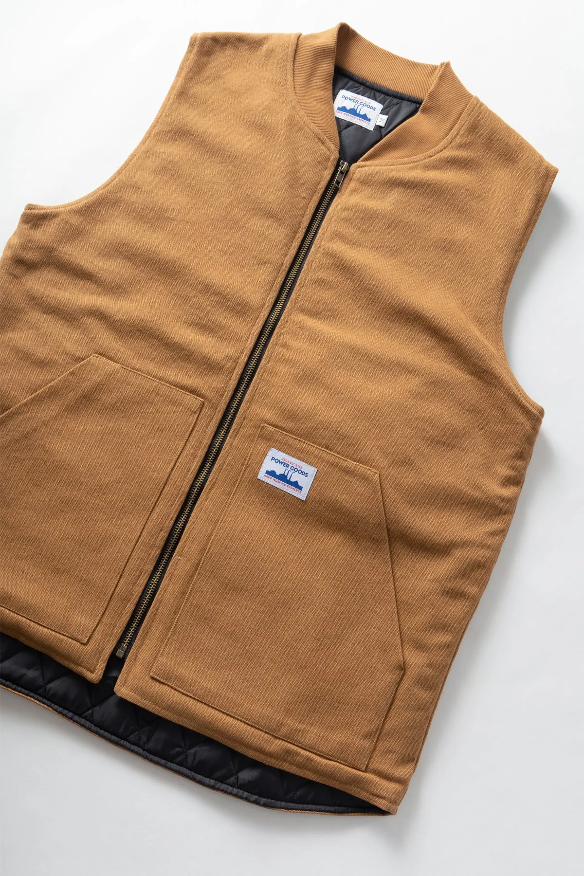 Canvas Work Vest - Brown sold by Power Goods product image thumbnail 2