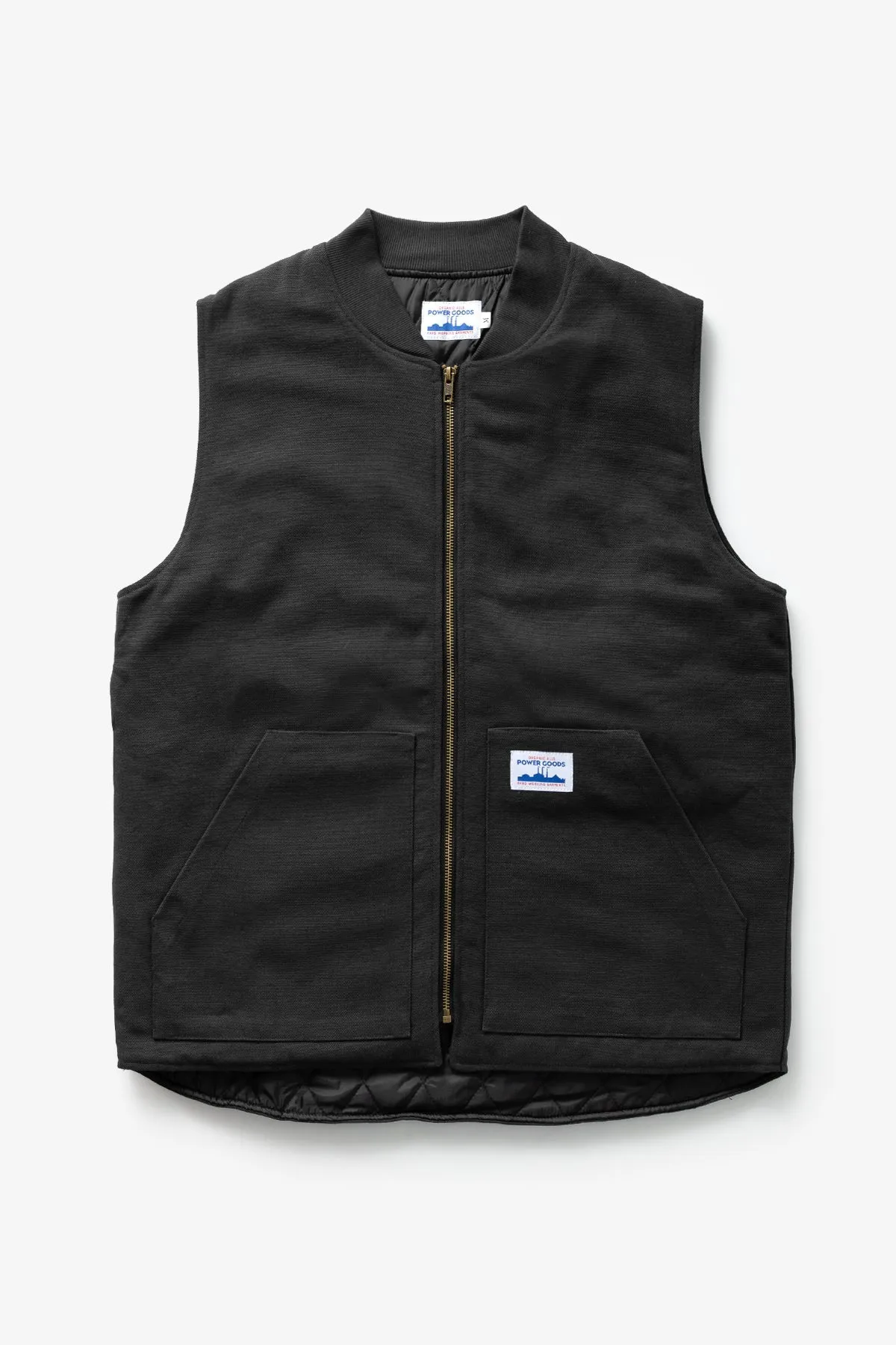 Canvas Work Vest - Black sold by Power Goods