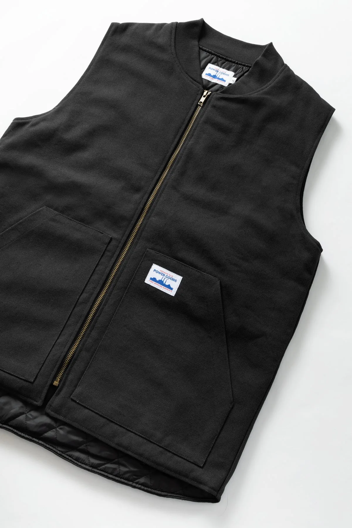 Canvas Work Vest - Black sold by Power Goods product image thumbnail 2