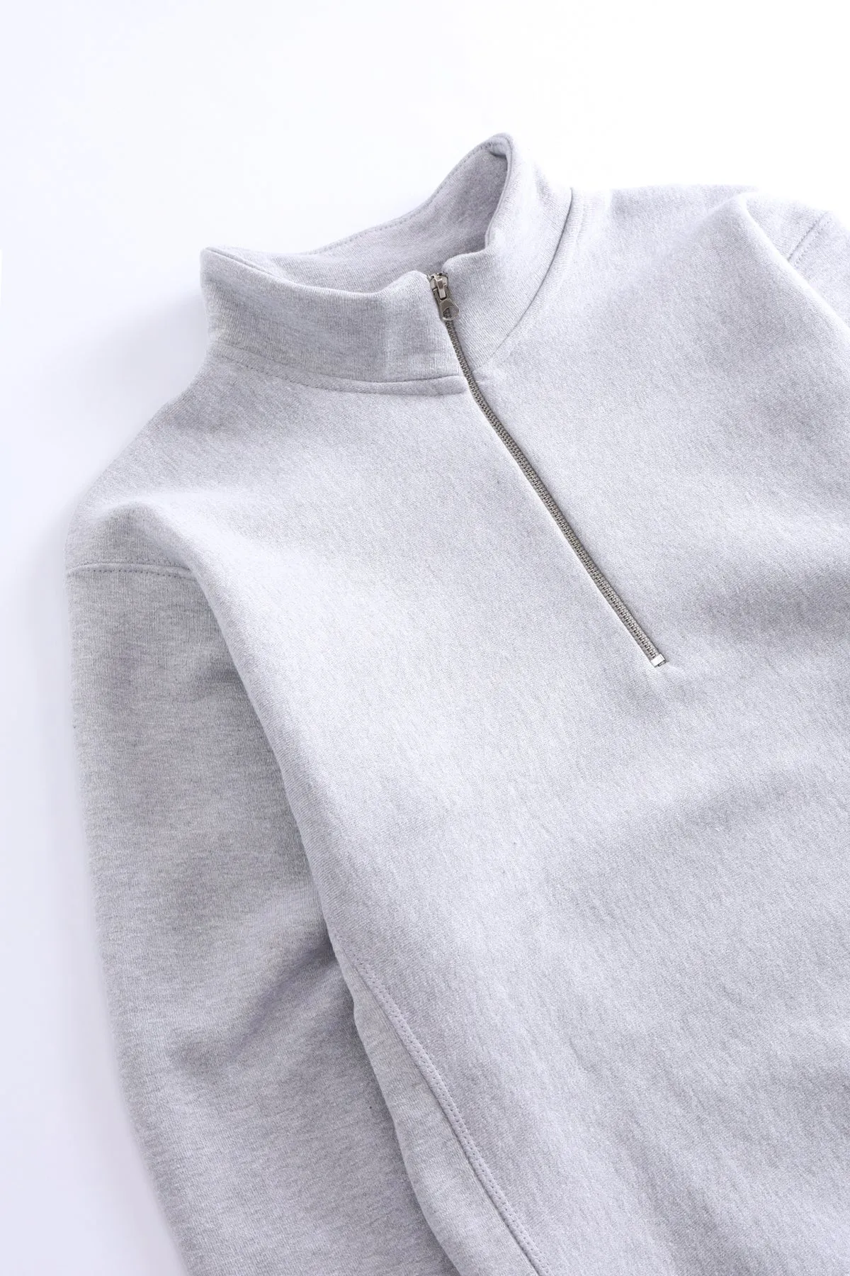 Super Weight Quarter Zip - Heather Grey sold by Power Goods product image thumbnail 4