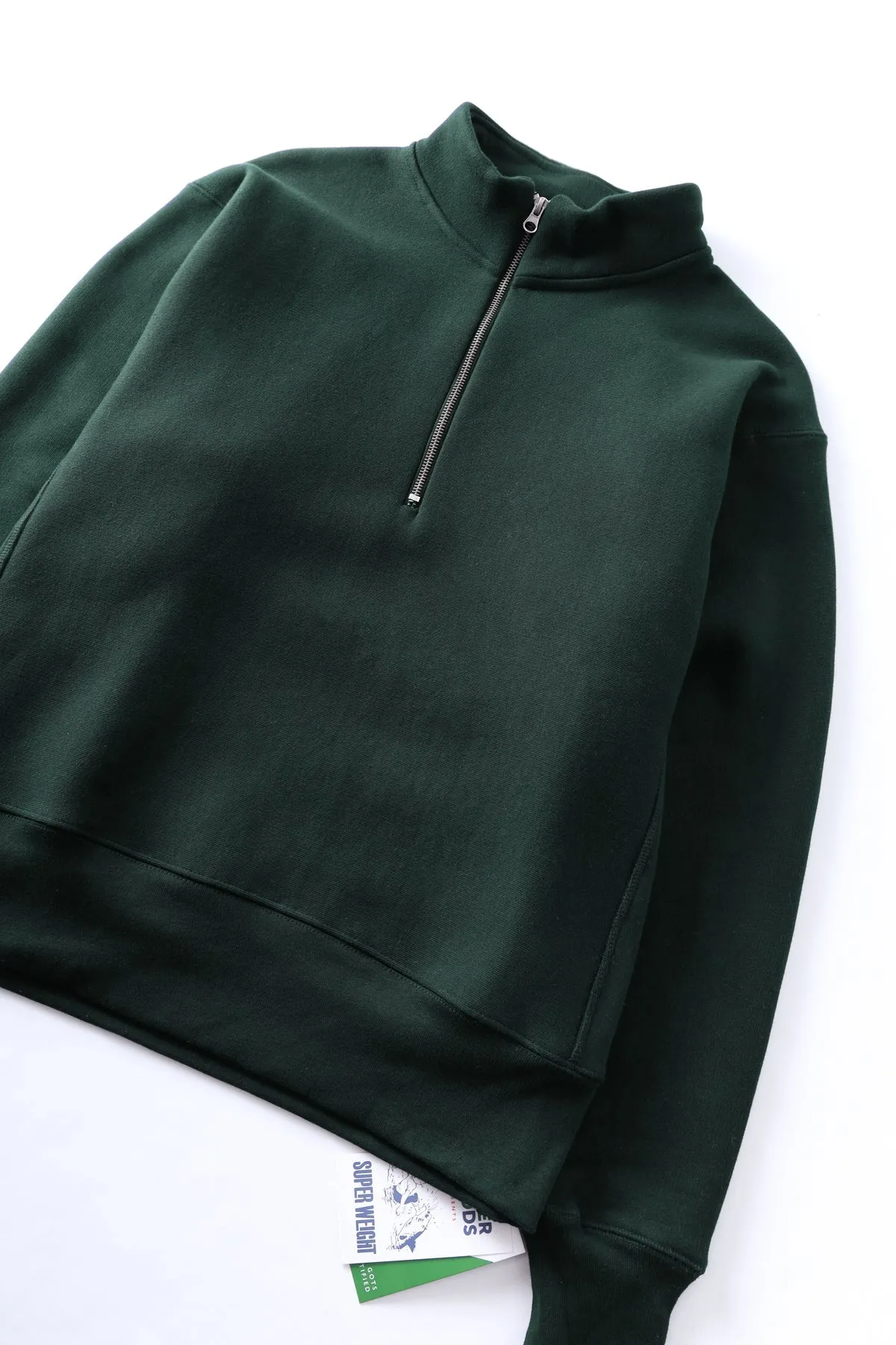 Super Weight Quarter Zip - Forest Green sold by Power Goods product image thumbnail 2