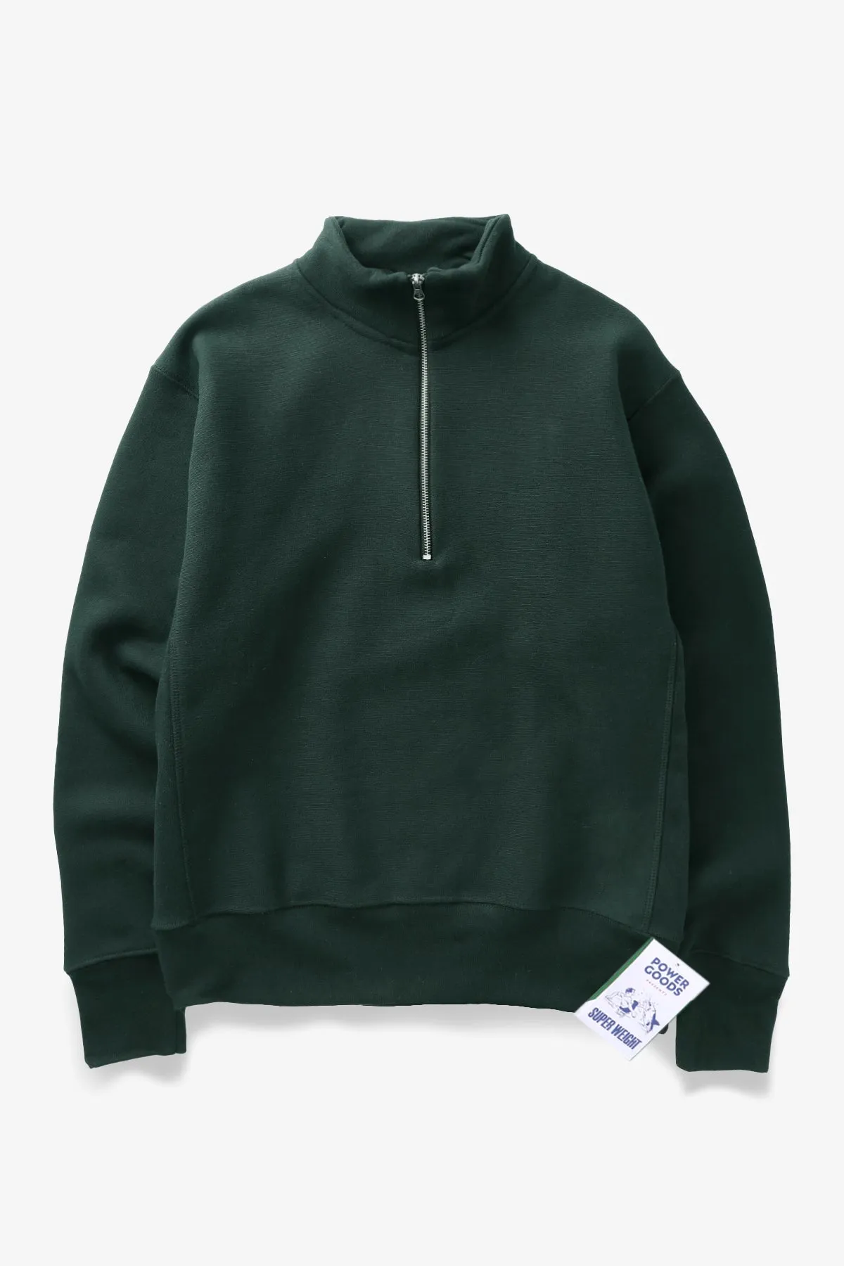 Super Weight Quarter Zip - Forest Green sold by Power Goods