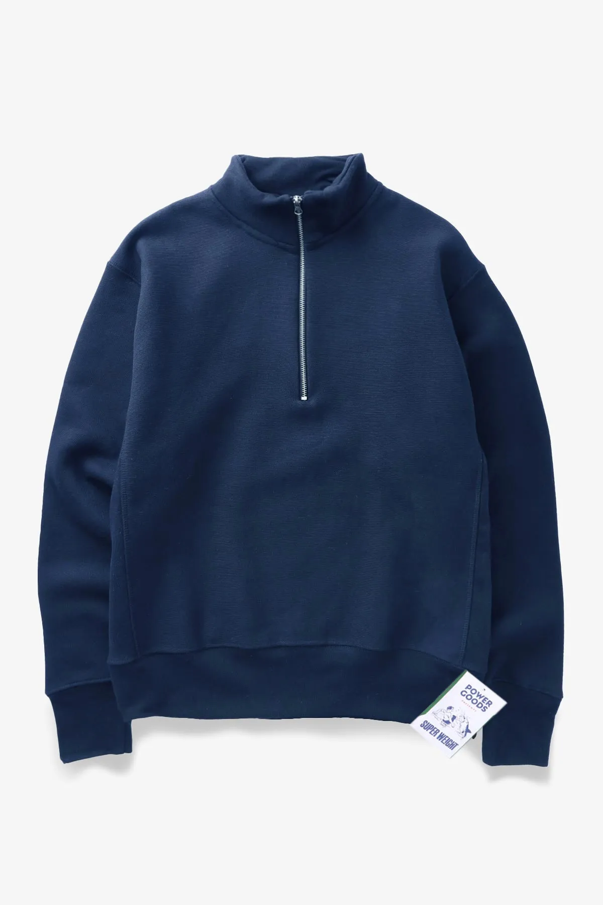 Super Weight Quarter Zip - Navy Blue sold by Power Goods