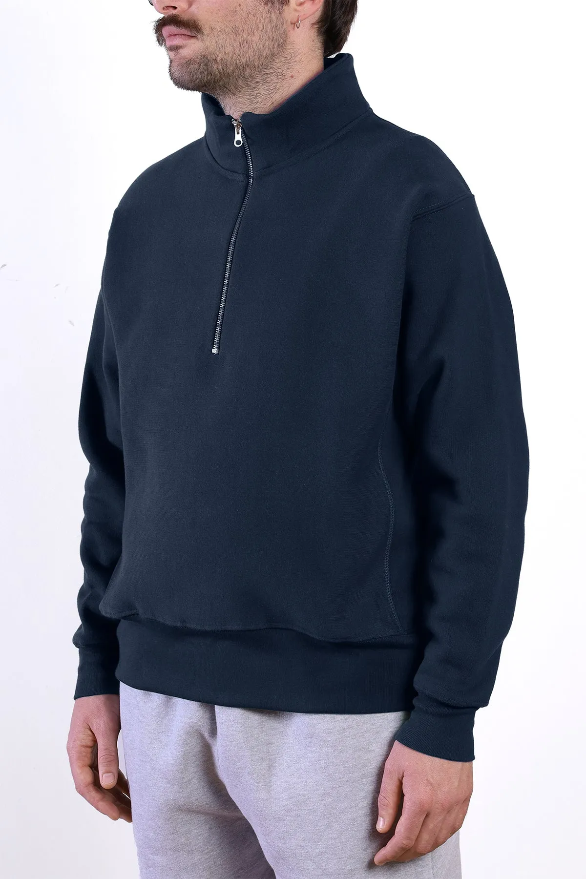 Super Weight Quarter Zip - Navy Blue sold by Power Goods product image thumbnail 4